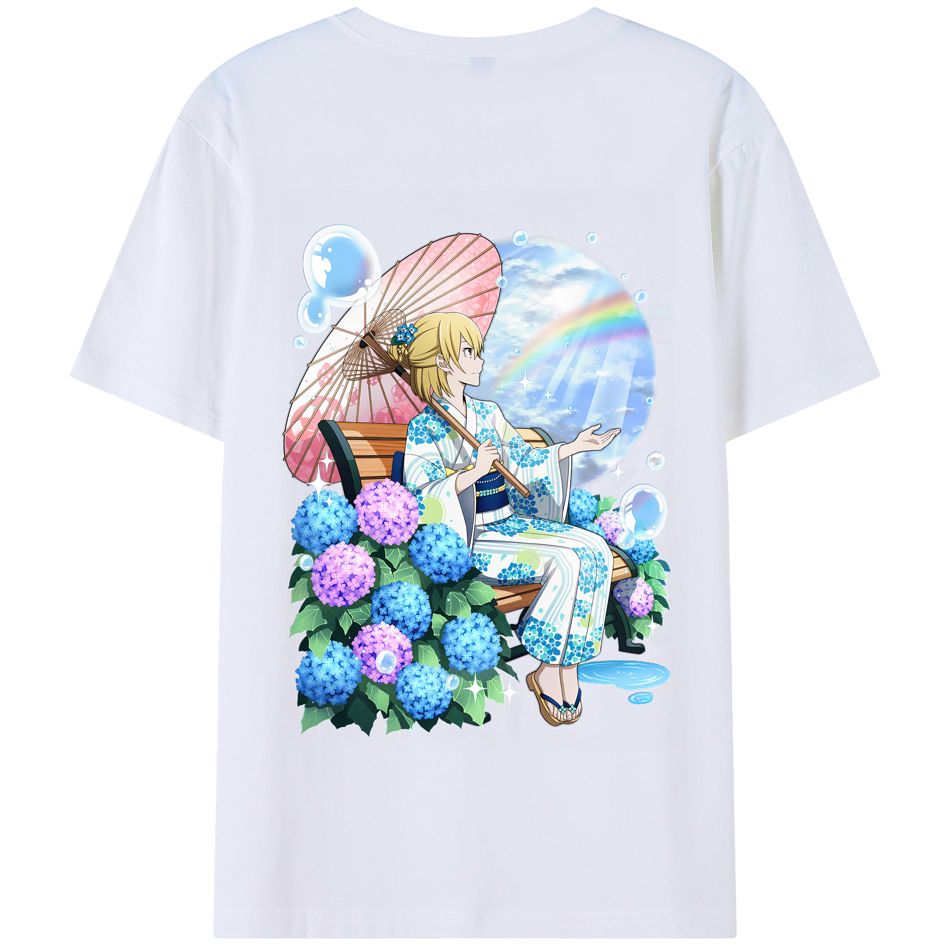 （画像用） 文豪ストレイドッグス Bungo Stray Dogs 綿100％半袖Tシャツ（背面プリント）
