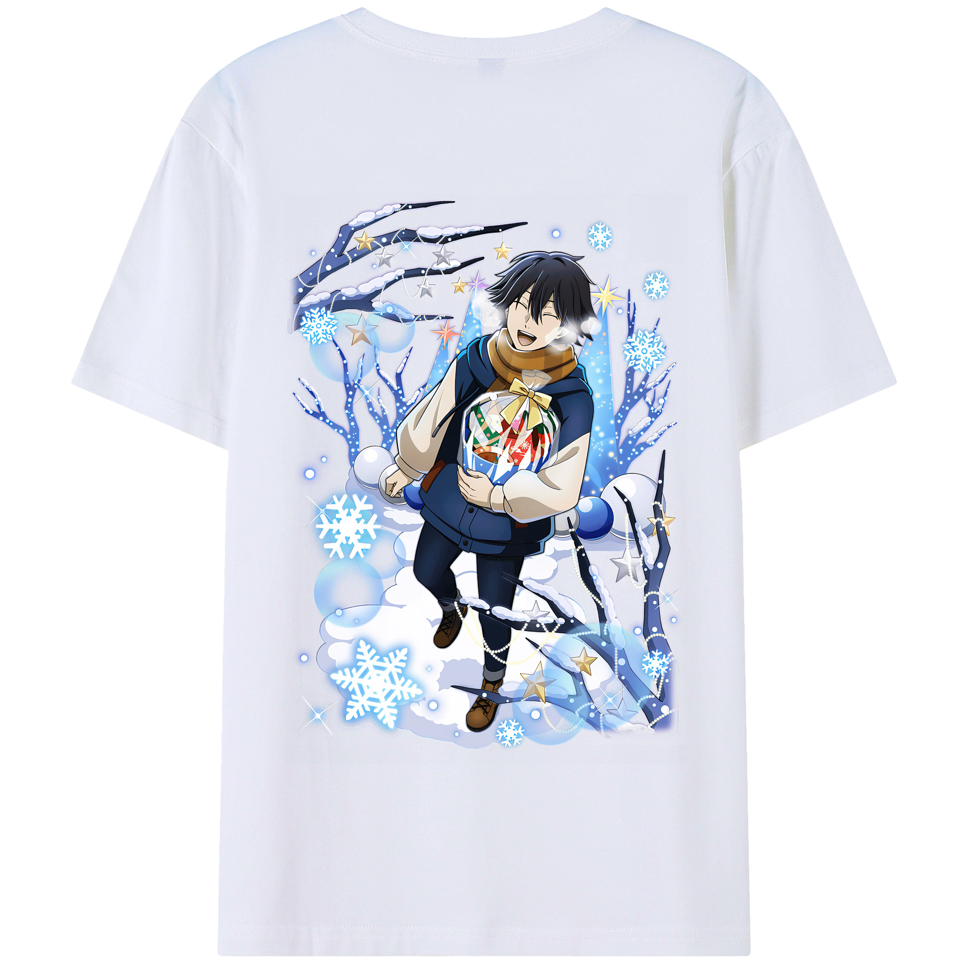 （画像用） 文豪ストレイドッグス Bungo Stray Dogs 綿100％半袖Tシャツ（背面プリント）
