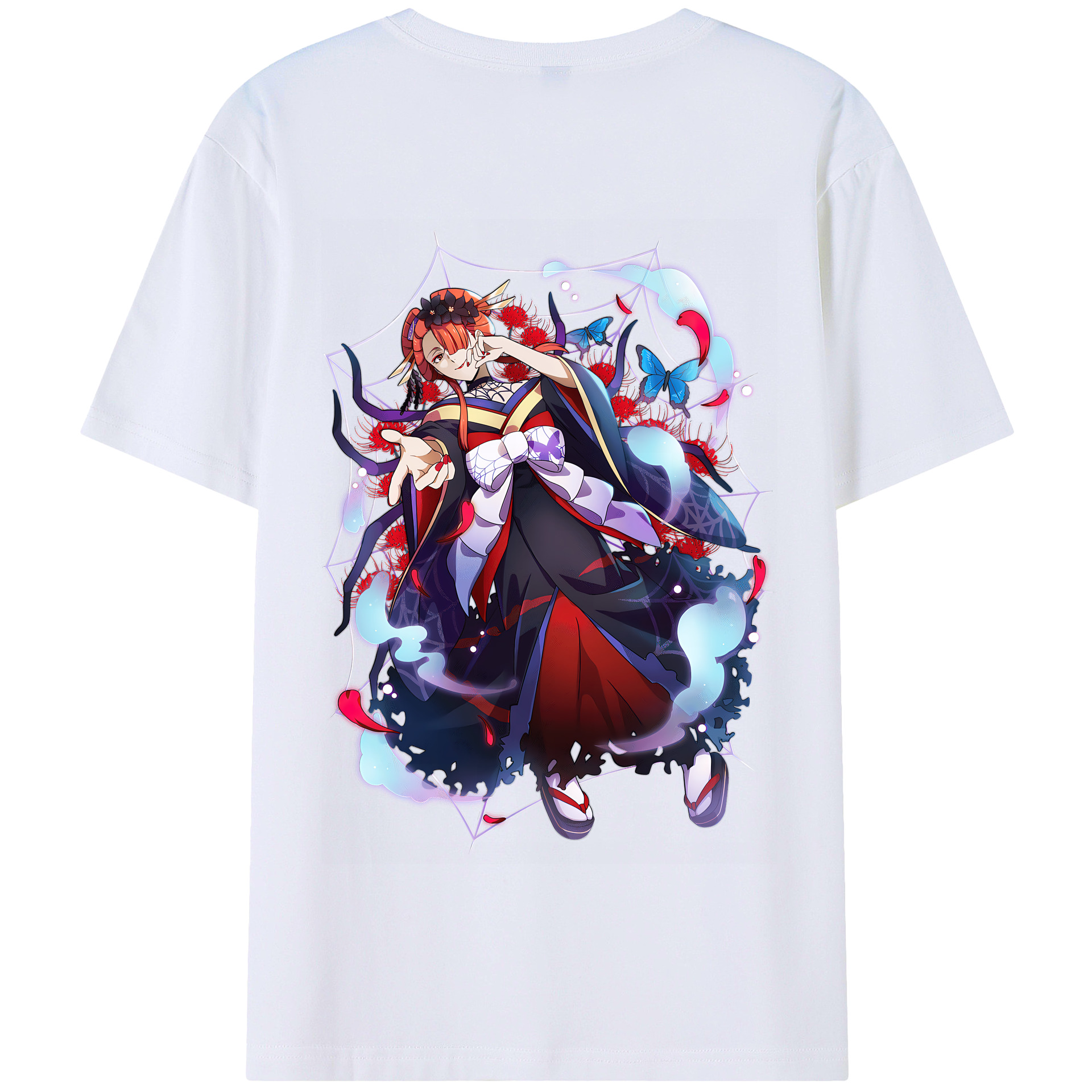 （画像用） 文豪ストレイドッグス Bungo Stray Dogs 綿100％半袖Tシャツ（背面プリント）