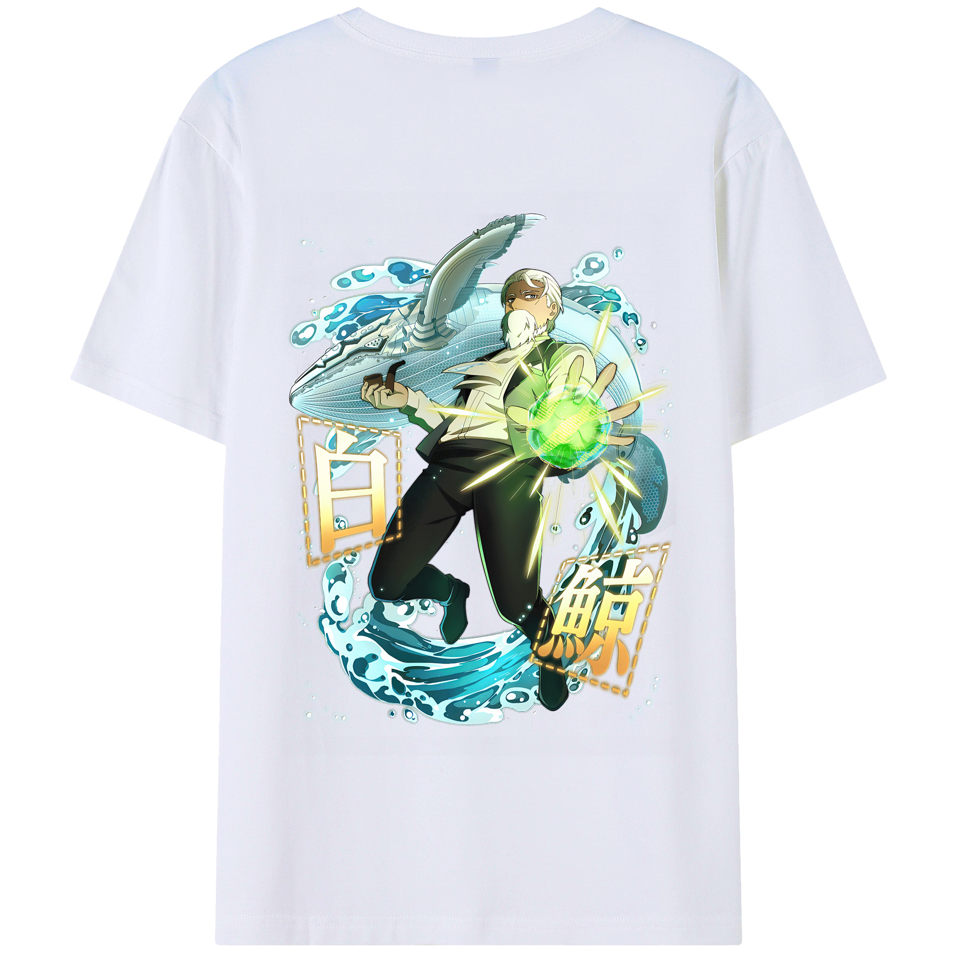 （画像用） 文豪ストレイドッグス Bungo Stray Dogs 綿100％半袖Tシャツ（背面プリント）