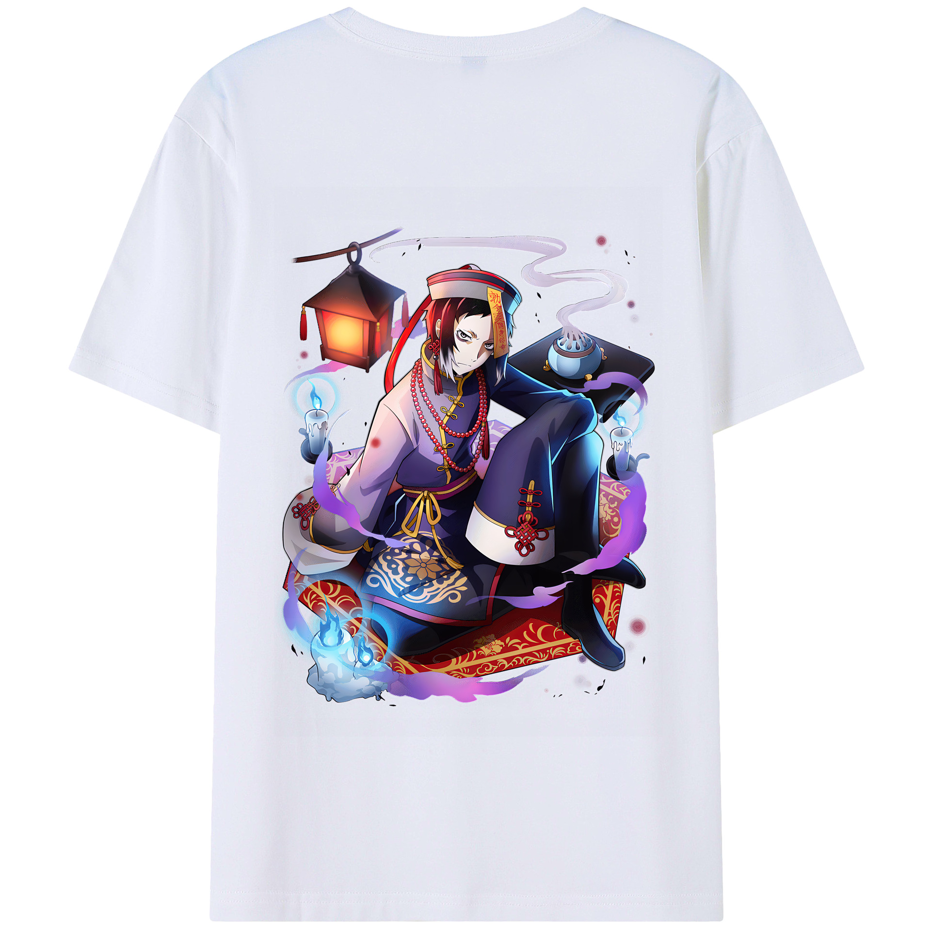 （画像用） 文豪ストレイドッグス Bungo Stray Dogs 綿100％半袖Tシャツ（背面プリント）