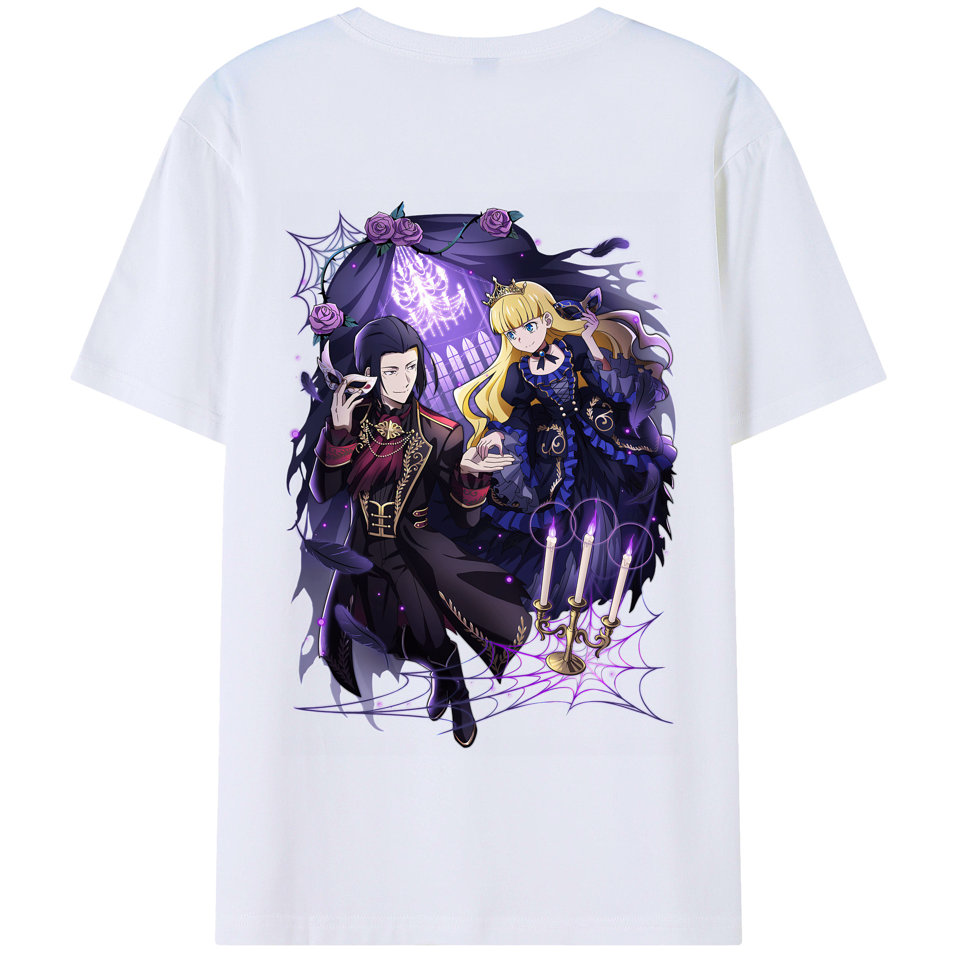 （画像用） 文豪ストレイドッグス Bungo Stray Dogs 綿100％半袖Tシャツ（背面プリント）