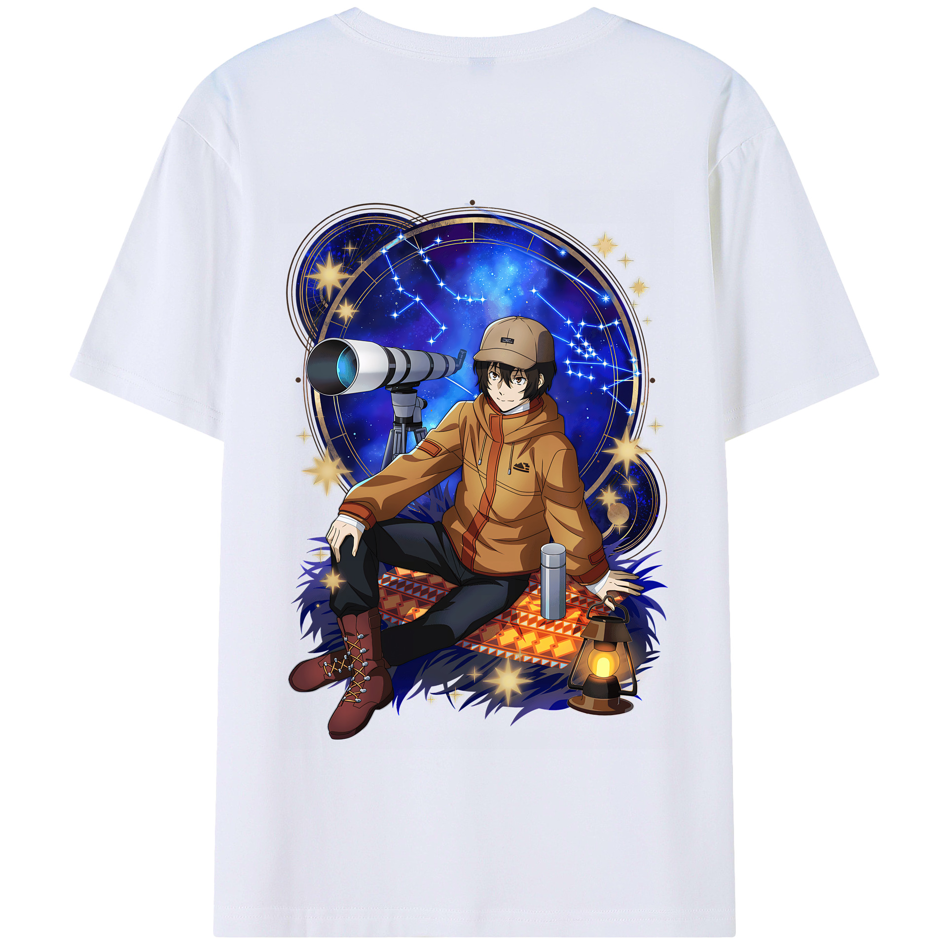 （画像用） 文豪ストレイドッグス Bungo Stray Dogs 綿100％半袖Tシャツ（背面プリント）