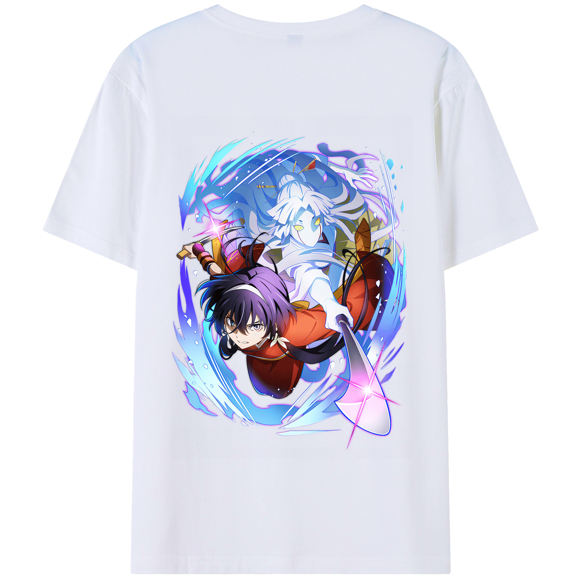 （画像用） 文豪ストレイドッグス Bungo Stray Dogs 綿100％半袖Tシャツ（背面プリント）