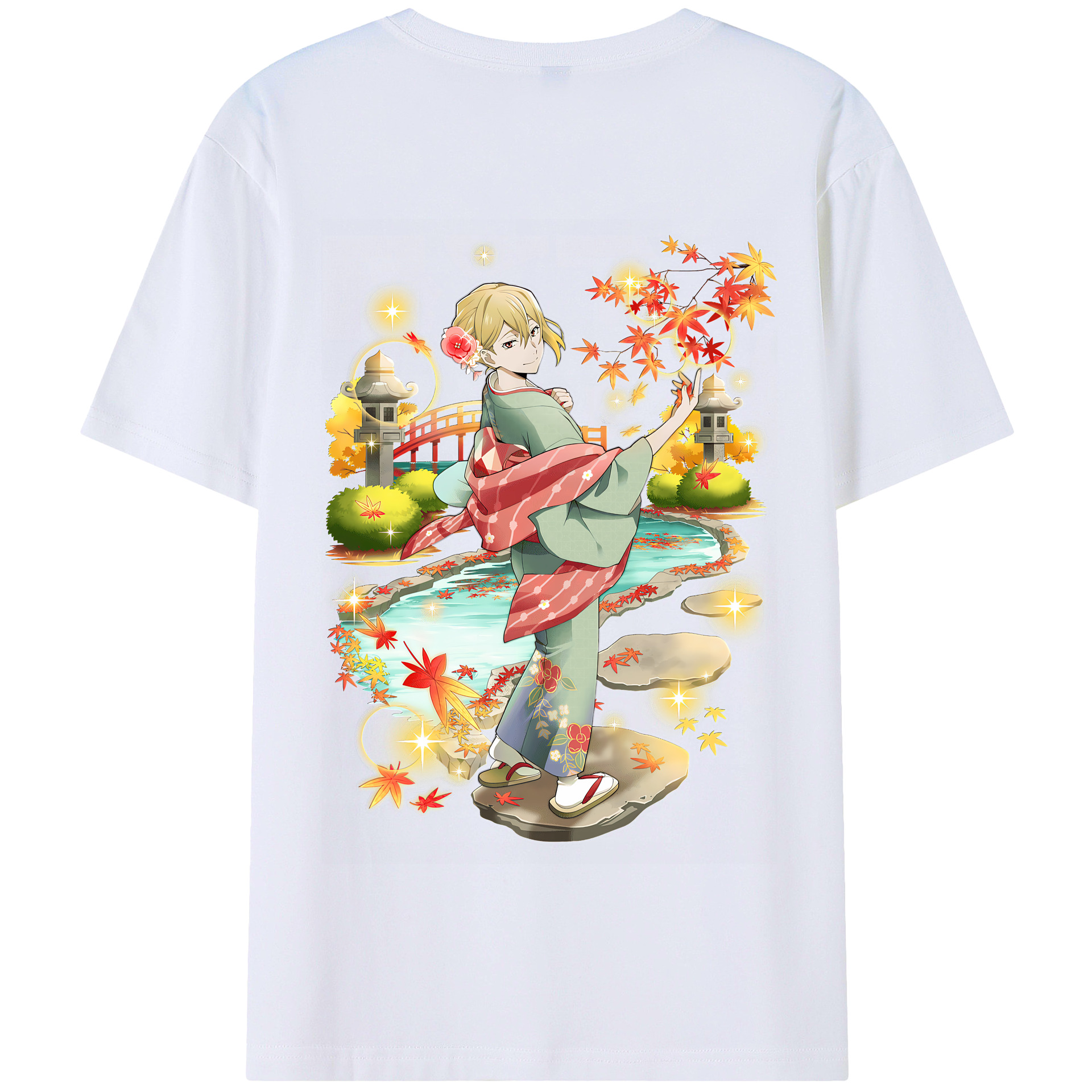 （画像用） 文豪ストレイドッグス Bungo Stray Dogs 綿100％半袖Tシャツ（背面プリント）