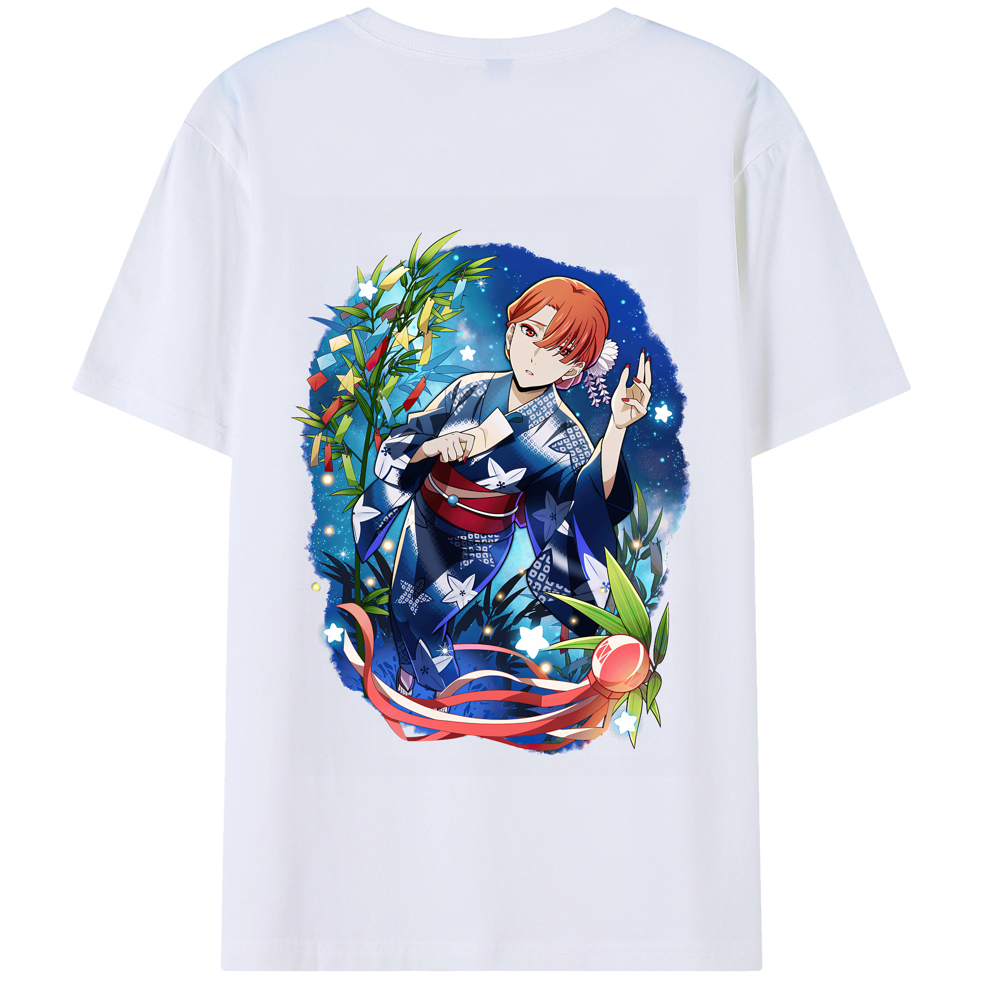 （画像用） 文豪ストレイドッグス Bungo Stray Dogs 綿100％半袖Tシャツ（背面プリント）