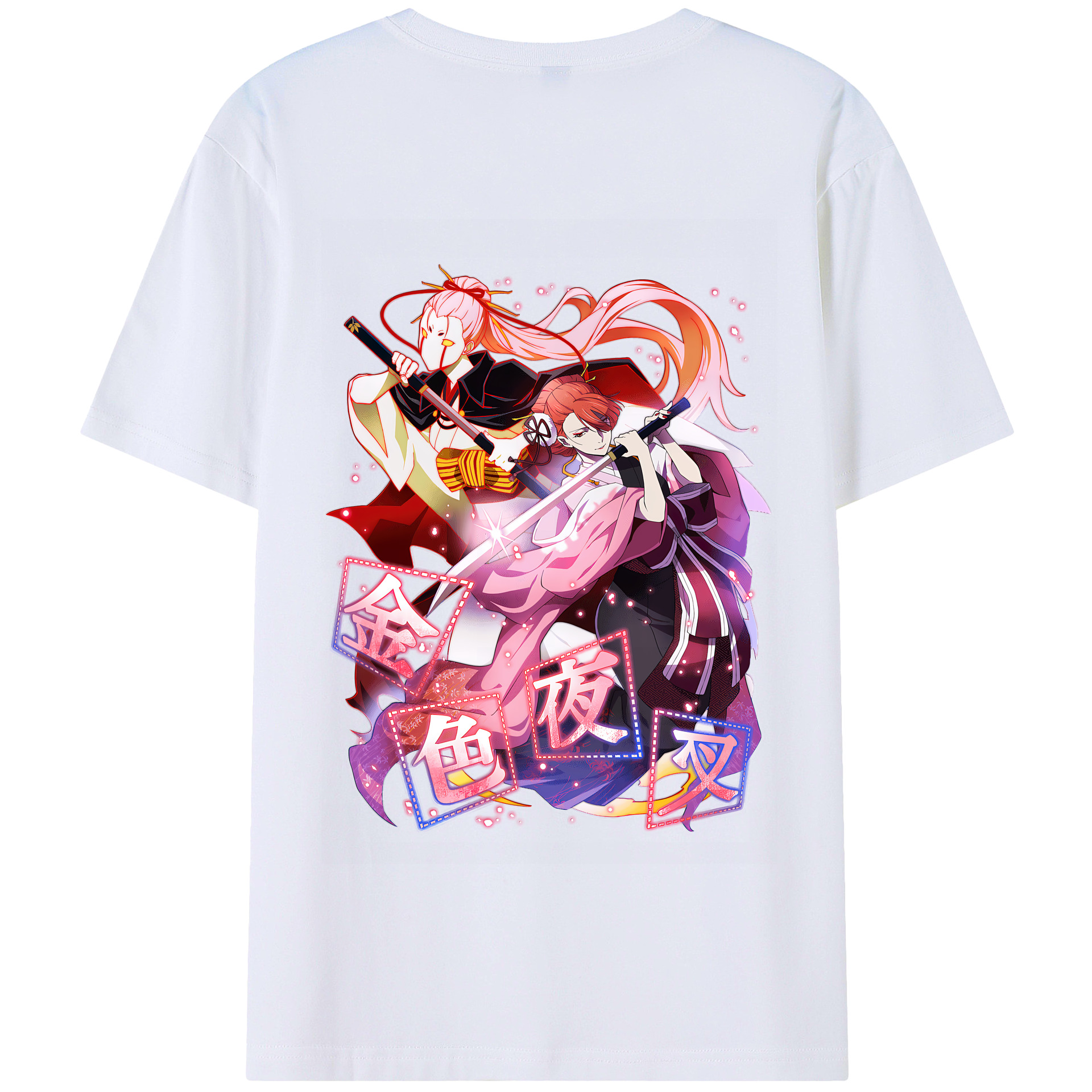 （画像用） 文豪ストレイドッグス Bungo Stray Dogs 綿100％半袖Tシャツ（背面プリント）
