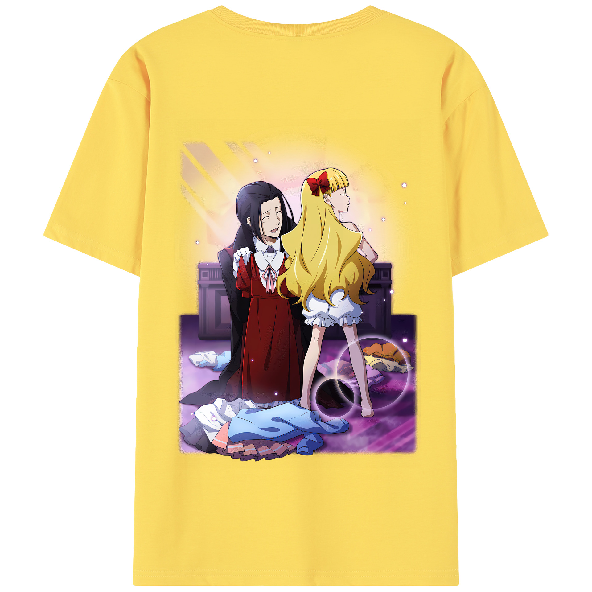 （画像用） 文豪ストレイドッグス Bungo Stray Dogs 綿100％半袖Tシャツ（背面プリント）