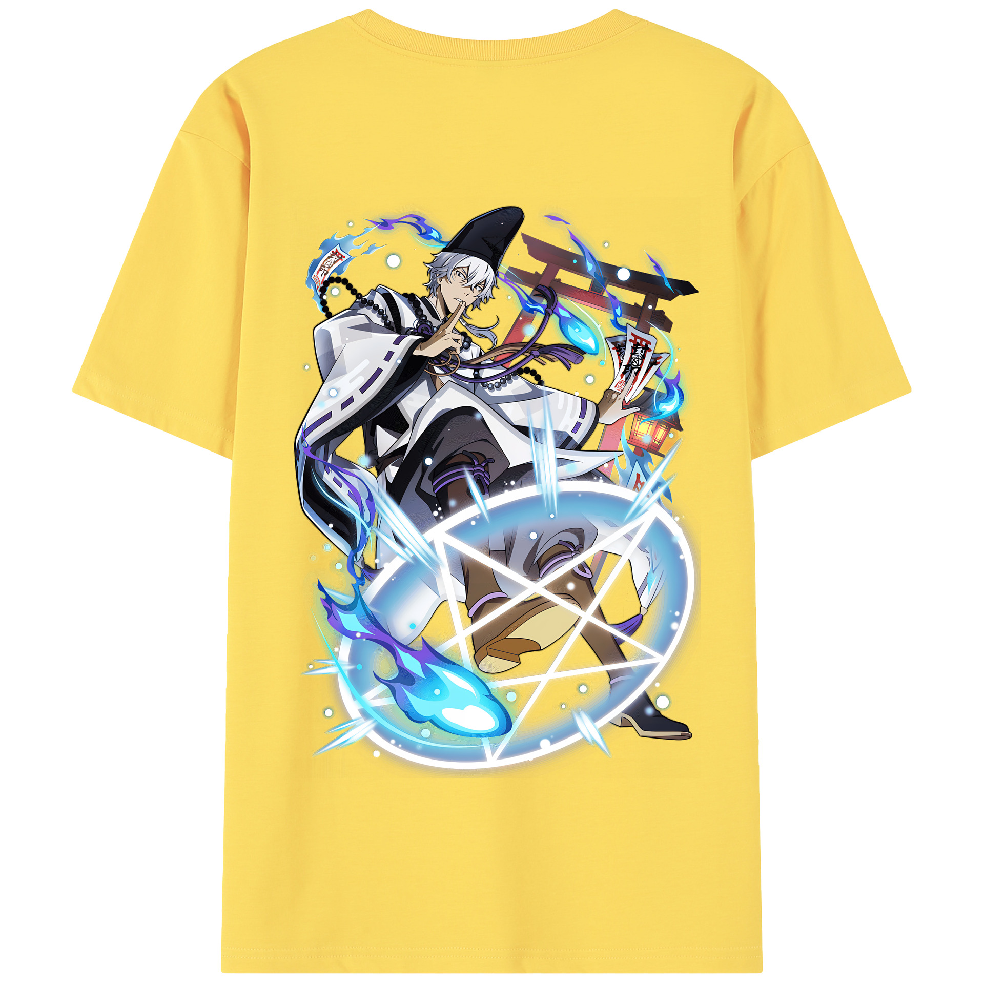 （画像用） 文豪ストレイドッグス Bungo Stray Dogs 綿100％半袖Tシャツ（背面プリント）