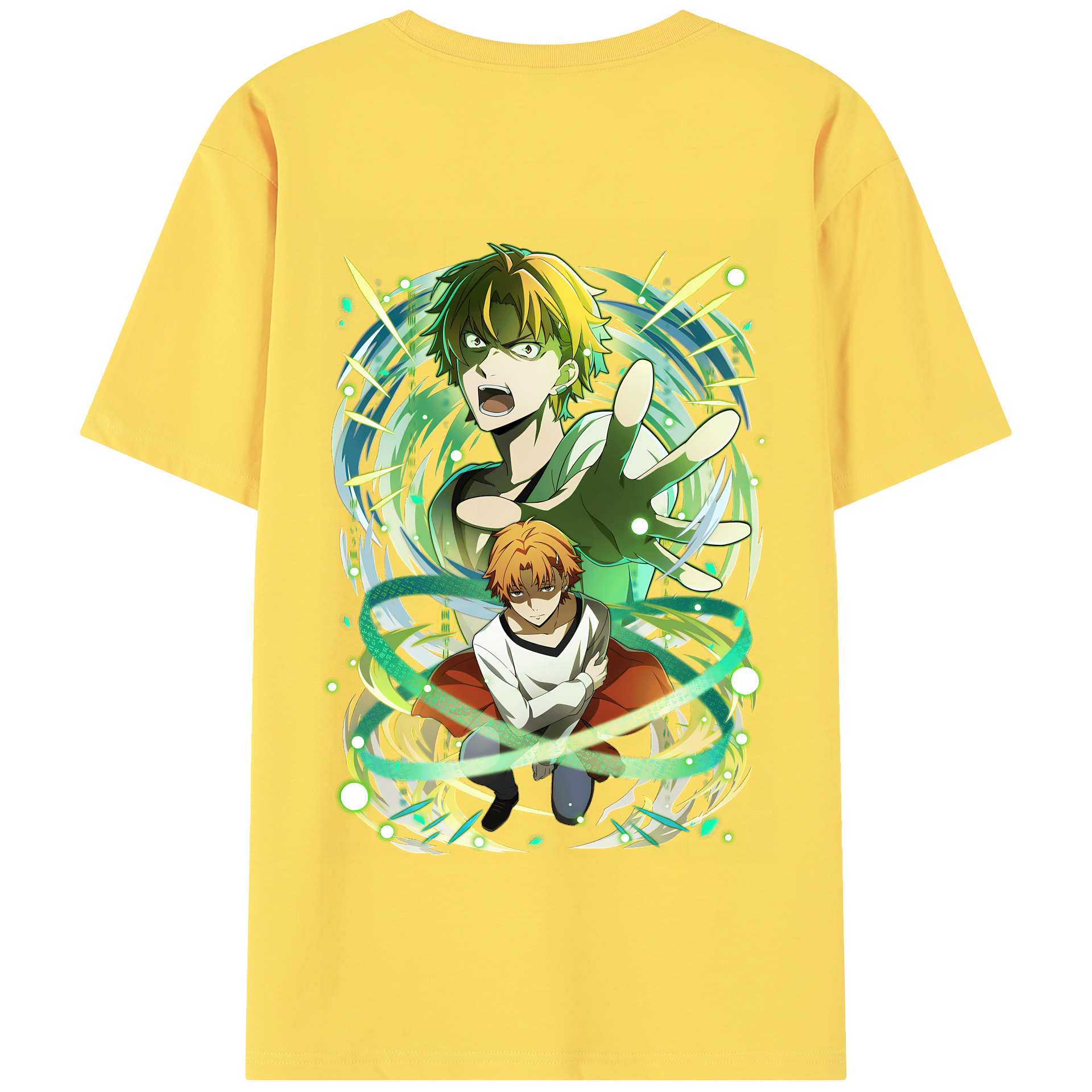 （画像用） 文豪ストレイドッグス Bungo Stray Dogs 綿100％半袖Tシャツ（背面プリント）