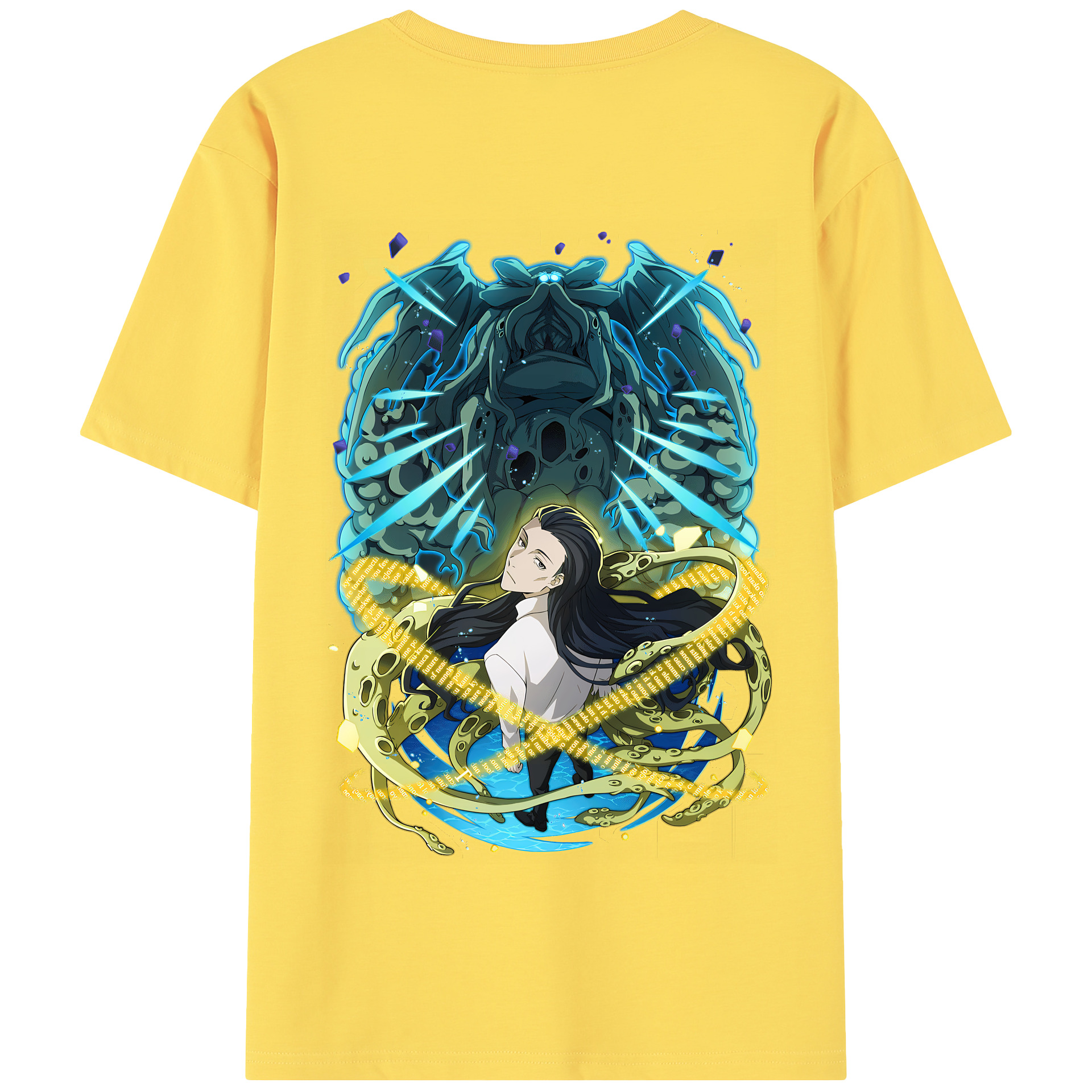 （画像用） 文豪ストレイドッグス Bungo Stray Dogs 綿100％半袖Tシャツ（背面プリント）