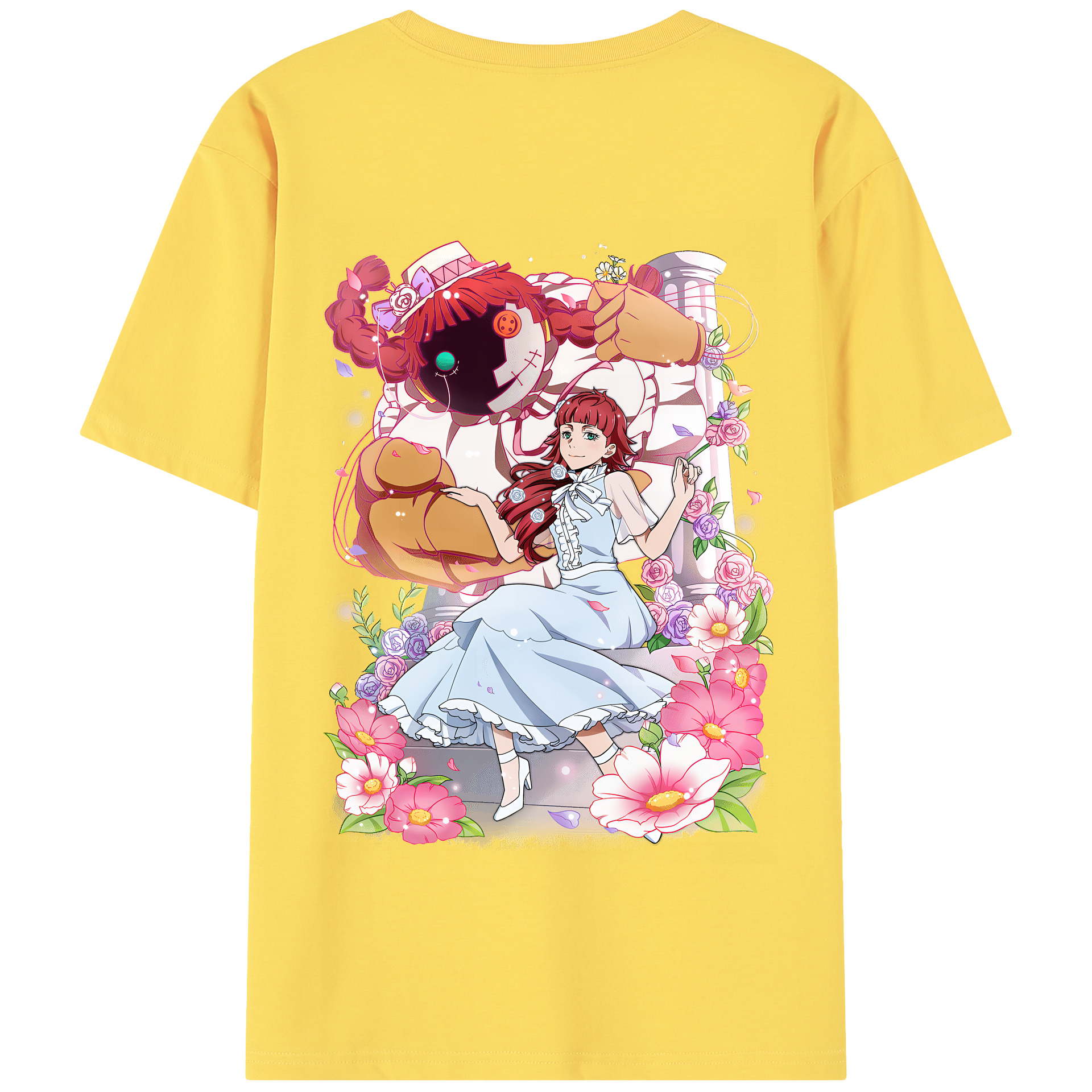 （画像用） 文豪ストレイドッグス Bungo Stray Dogs 綿100％半袖Tシャツ（背面プリント）
