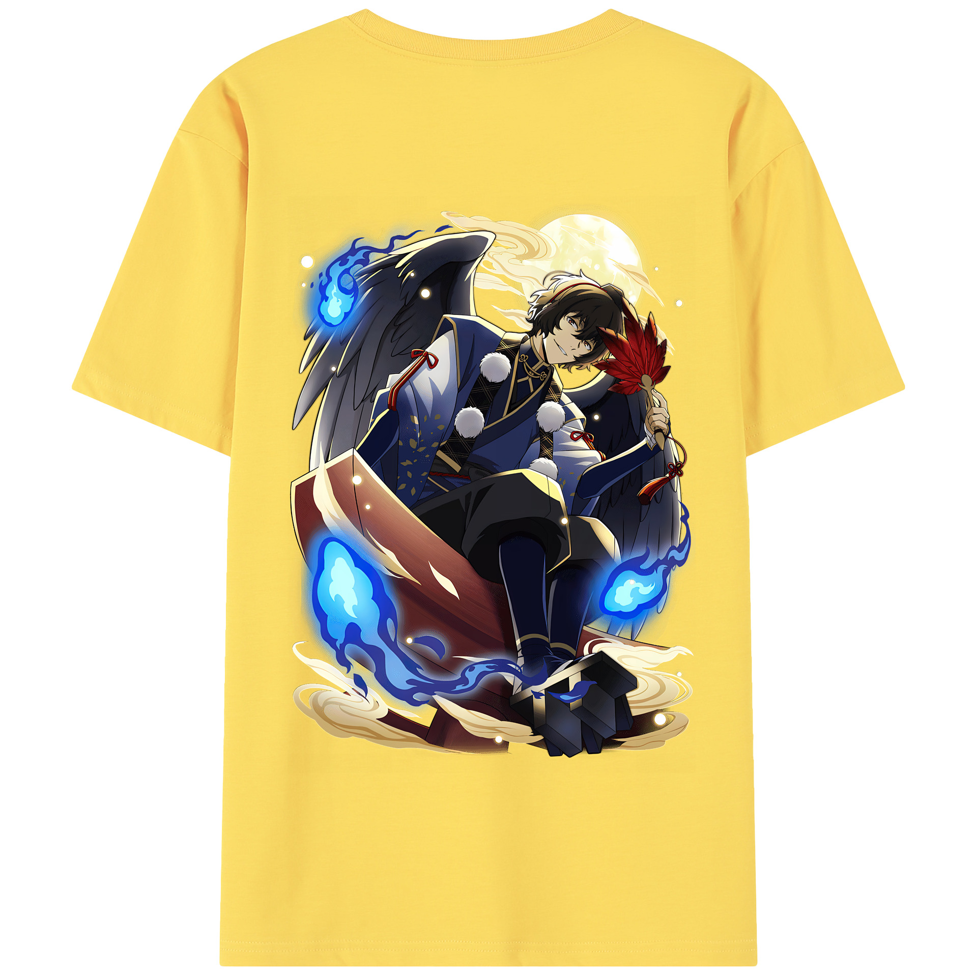 （画像用） 文豪ストレイドッグス Bungo Stray Dogs 綿100％半袖Tシャツ（背面プリント）