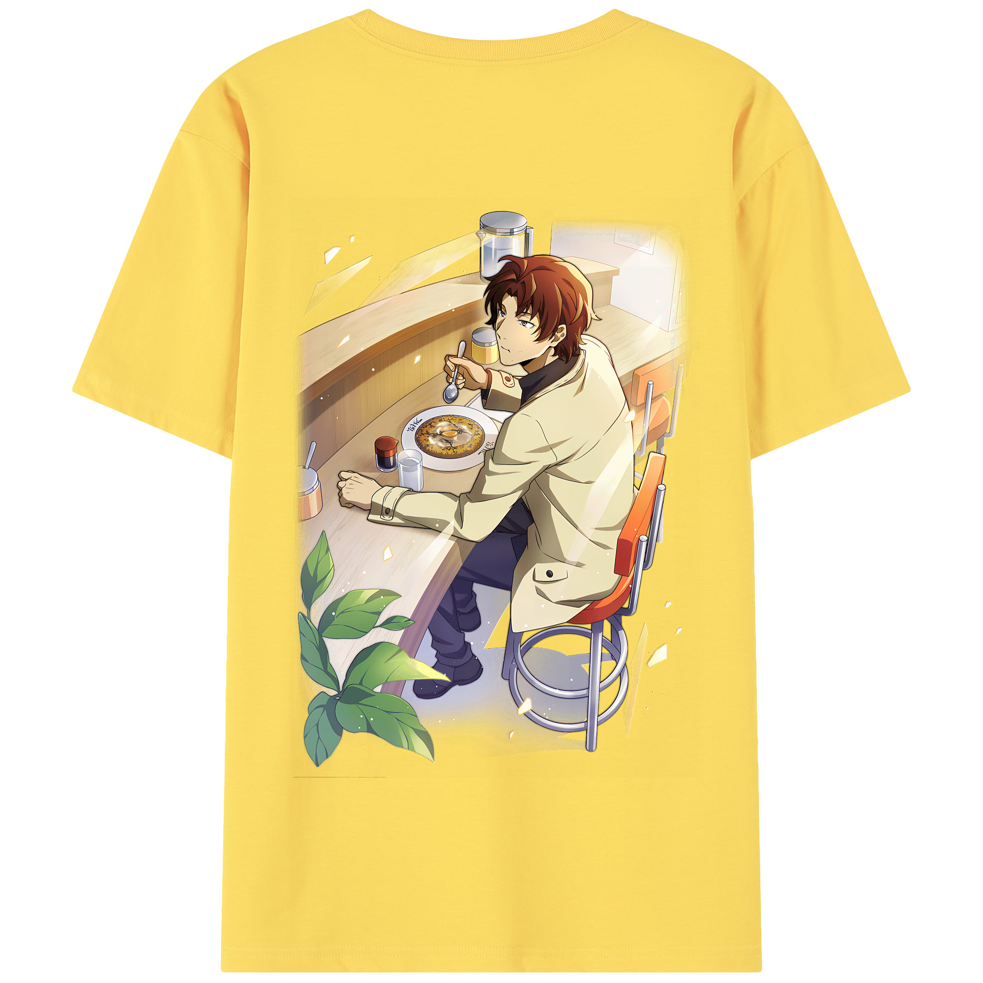 （画像用） 文豪ストレイドッグス Bungo Stray Dogs 綿100％半袖Tシャツ（背面プリント）