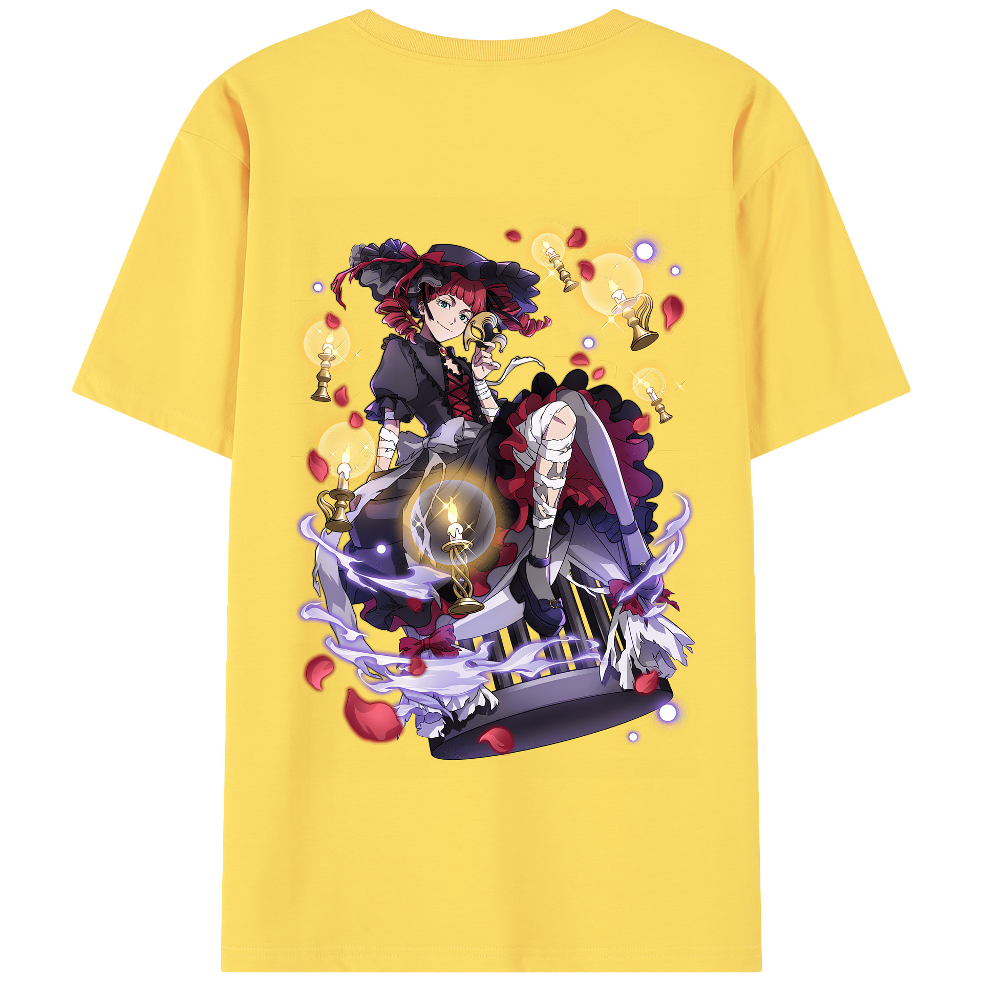 （画像用） 文豪ストレイドッグス Bungo Stray Dogs 綿100％半袖Tシャツ（背面プリント）