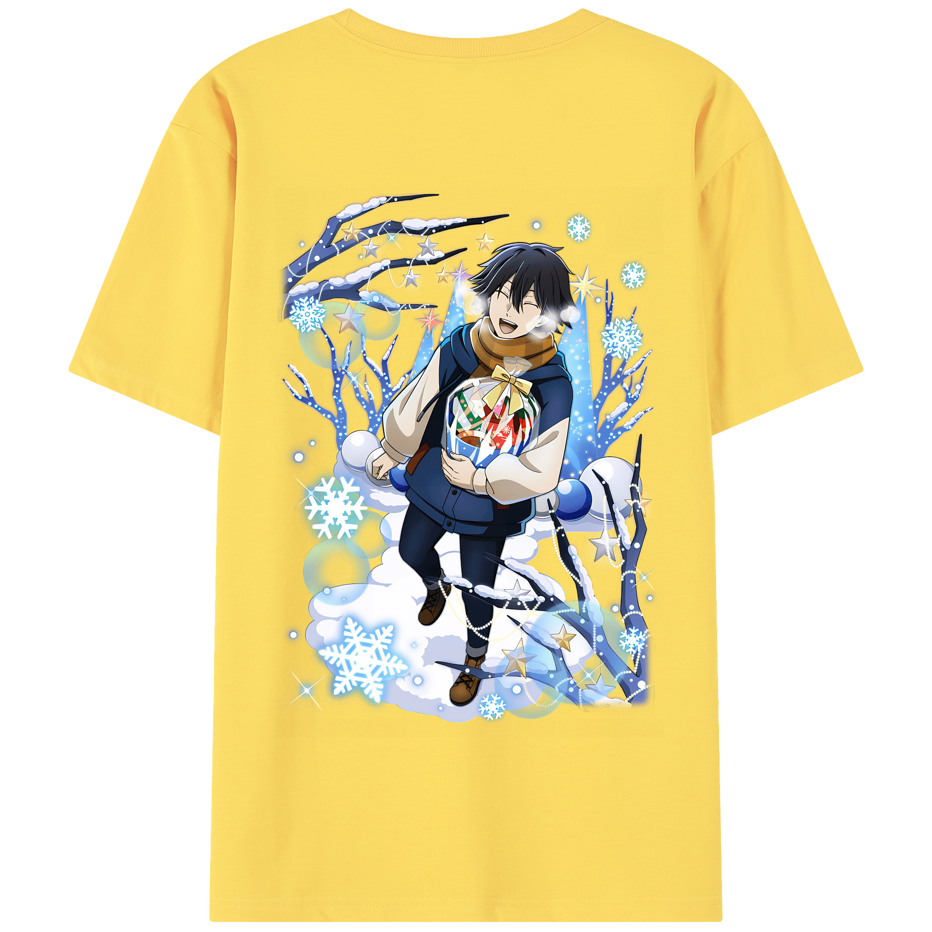 （画像用） 文豪ストレイドッグス Bungo Stray Dogs 綿100％半袖Tシャツ（背面プリント）