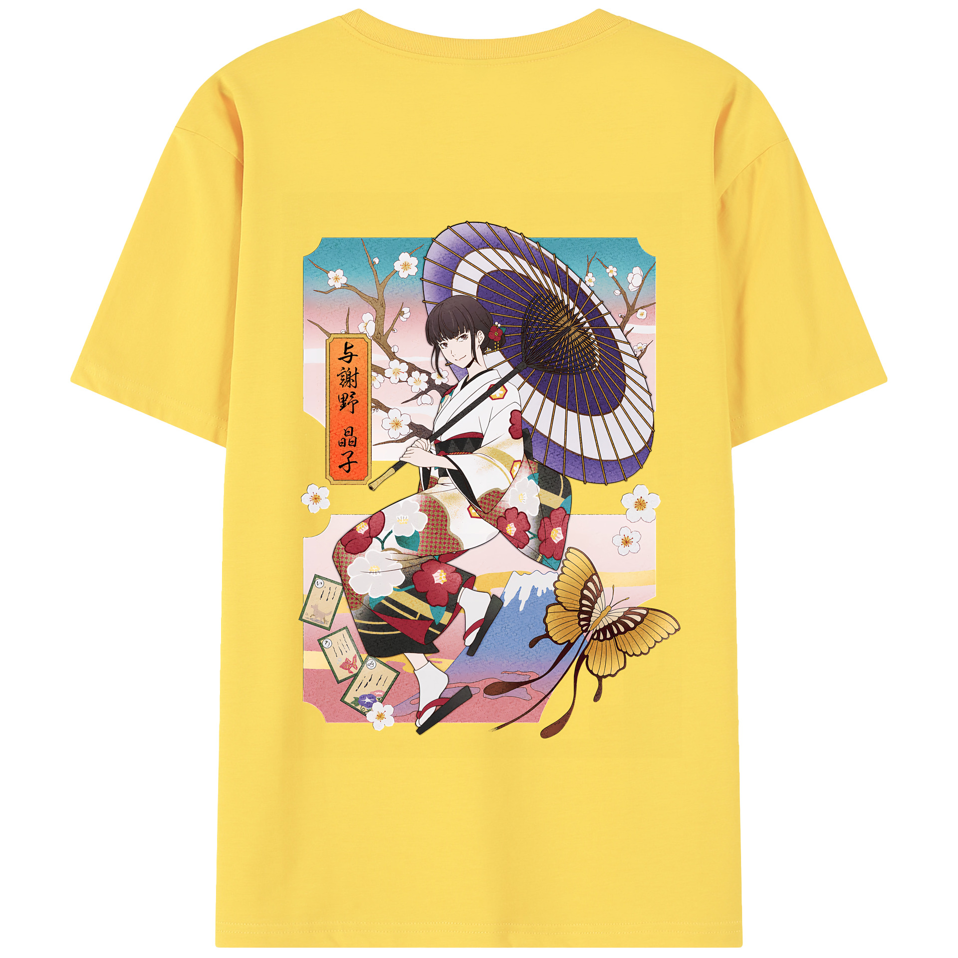 （画像用） 文豪ストレイドッグス Bungo Stray Dogs 綿100％半袖Tシャツ（背面プリント）