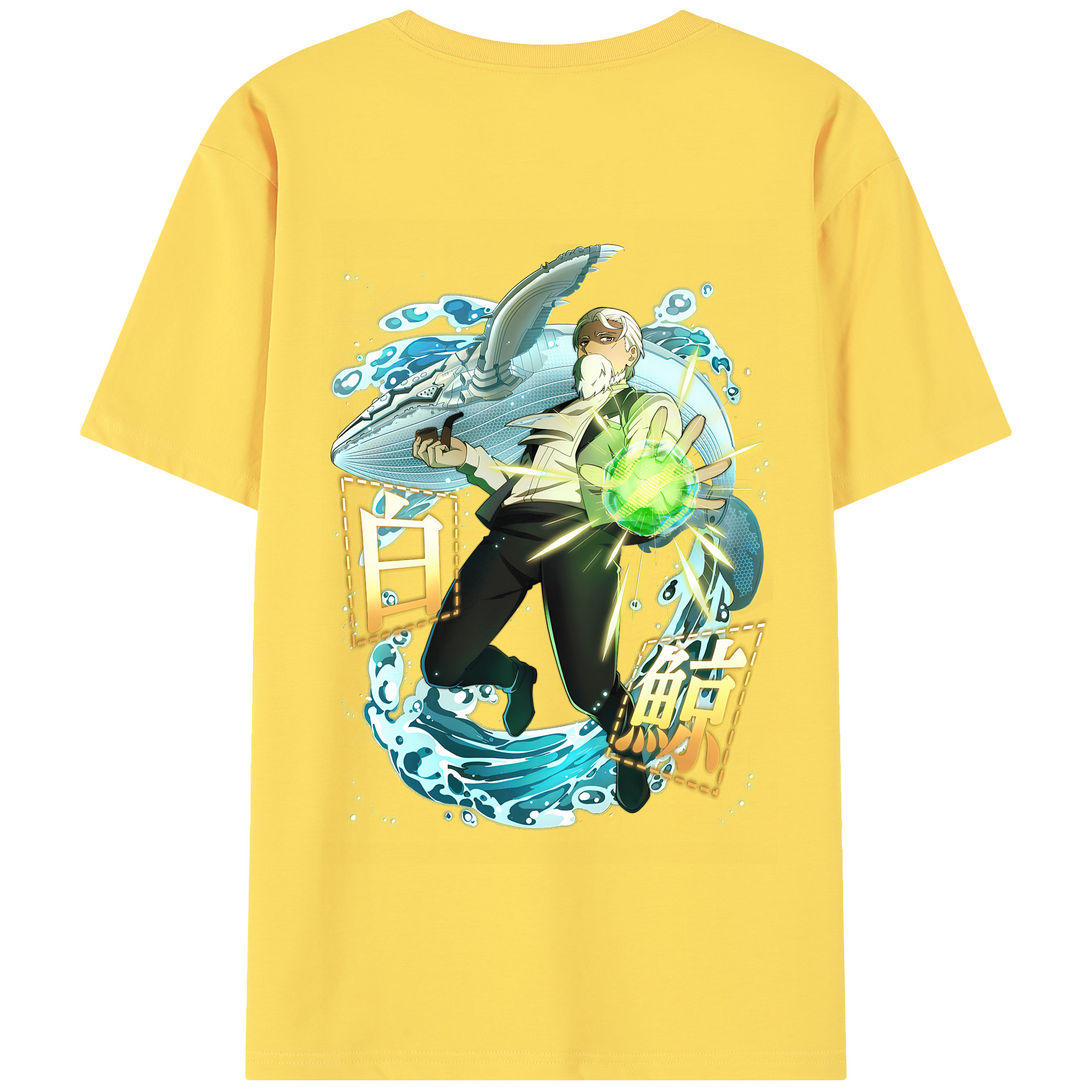 （画像用） 文豪ストレイドッグス Bungo Stray Dogs 綿100％半袖Tシャツ（背面プリント）