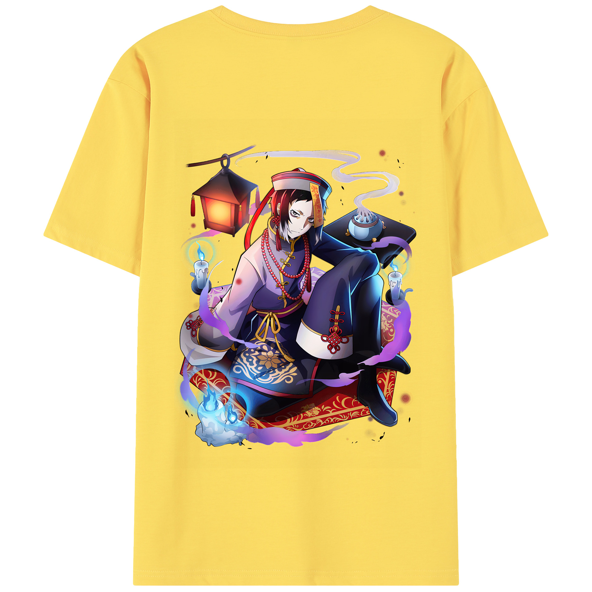（画像用） 文豪ストレイドッグス Bungo Stray Dogs 綿100％半袖Tシャツ（背面プリント）