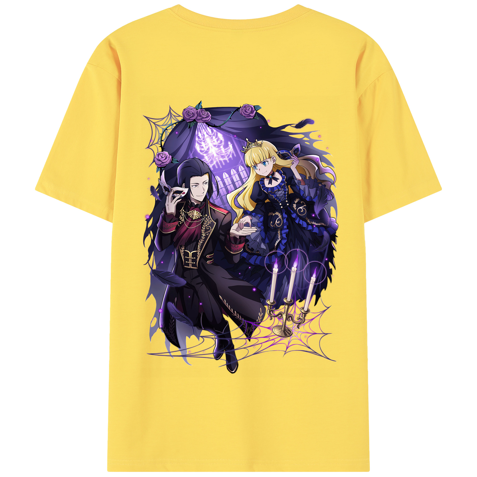 （画像用） 文豪ストレイドッグス Bungo Stray Dogs 綿100％半袖Tシャツ（背面プリント）