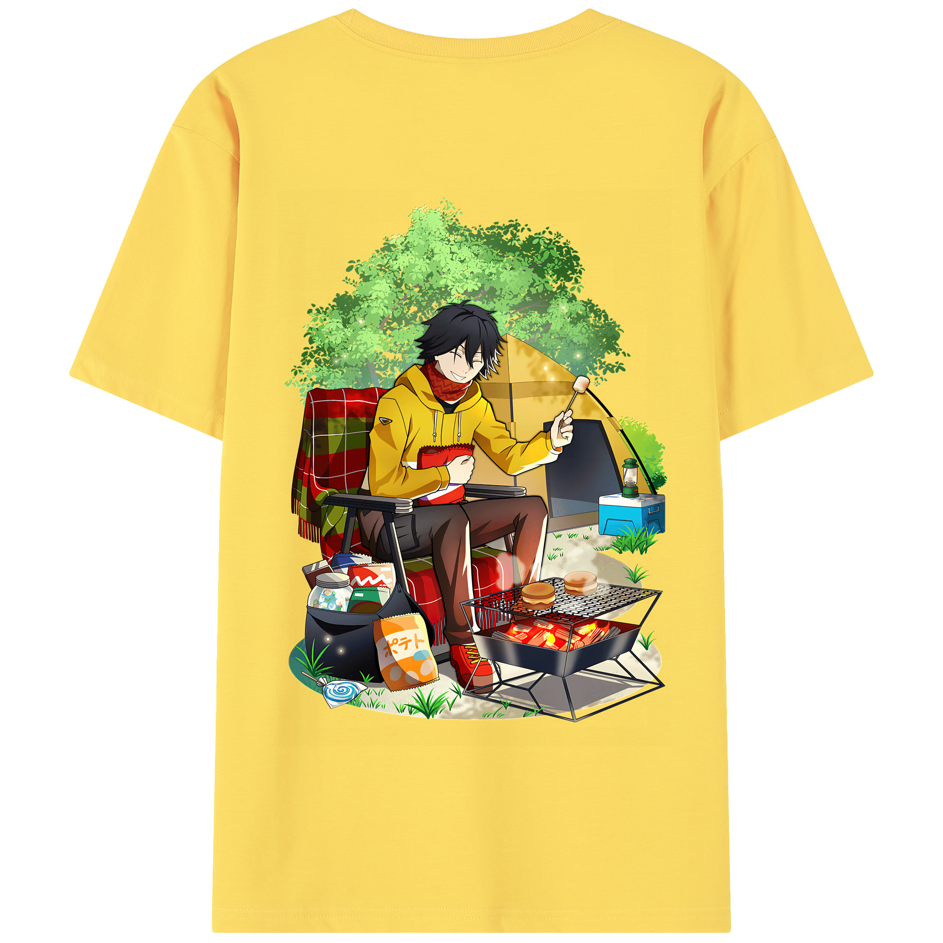 （画像用） 文豪ストレイドッグス Bungo Stray Dogs 綿100％半袖Tシャツ（背面プリント）