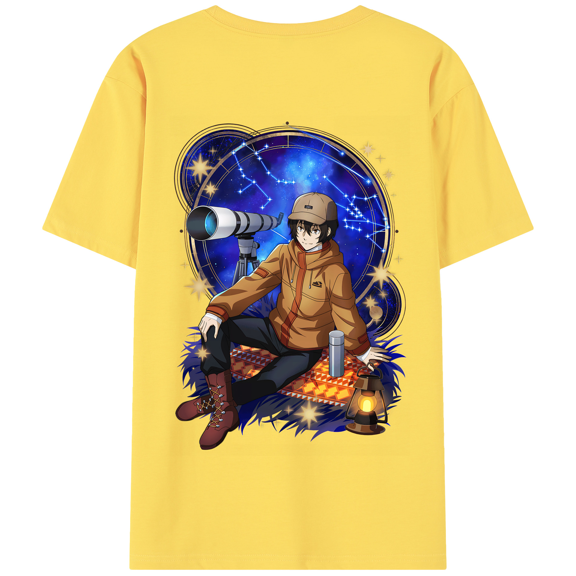 （画像用） 文豪ストレイドッグス Bungo Stray Dogs 綿100％半袖Tシャツ（背面プリント）