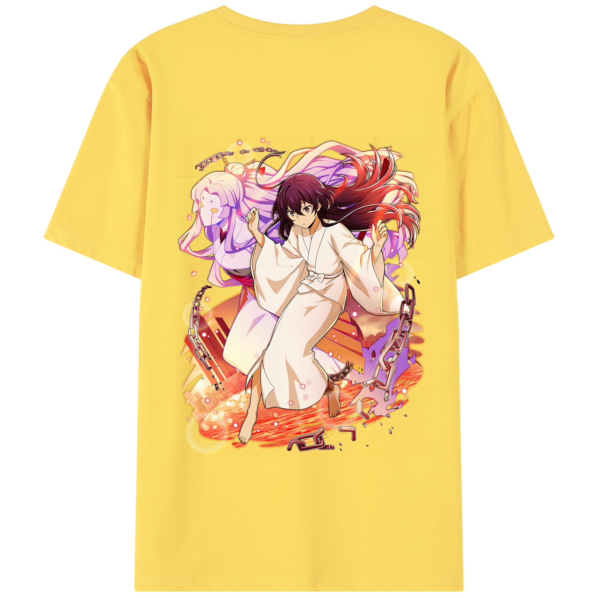 （画像用） 文豪ストレイドッグス Bungo Stray Dogs 綿100％半袖Tシャツ（背面プリント）