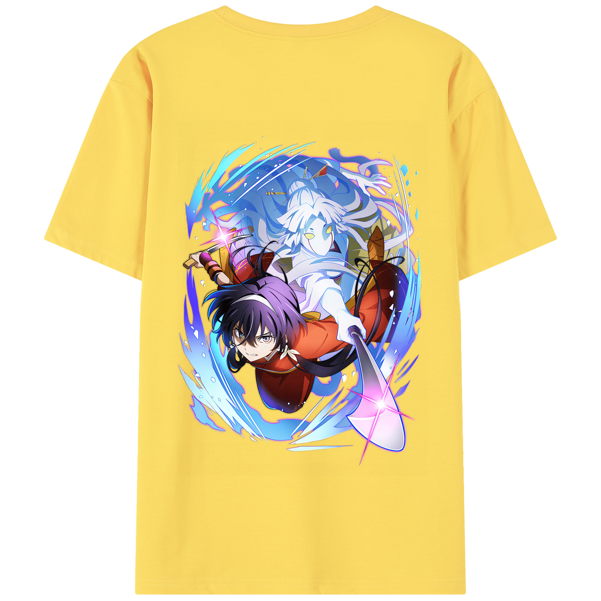 （画像用） 文豪ストレイドッグス Bungo Stray Dogs 綿100％半袖Tシャツ（背面プリント）