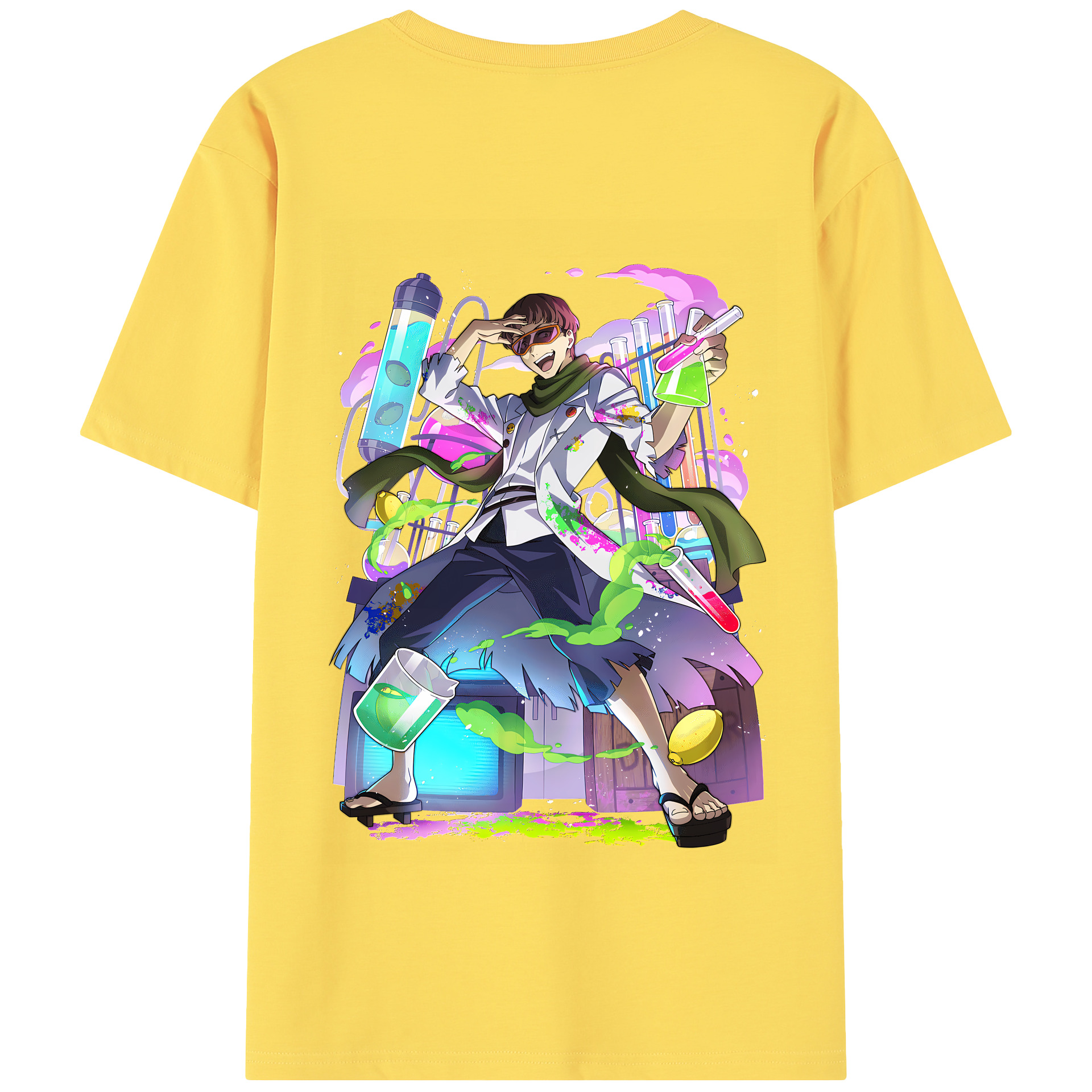 （画像用） 文豪ストレイドッグス Bungo Stray Dogs 綿100％半袖Tシャツ（背面プリント）