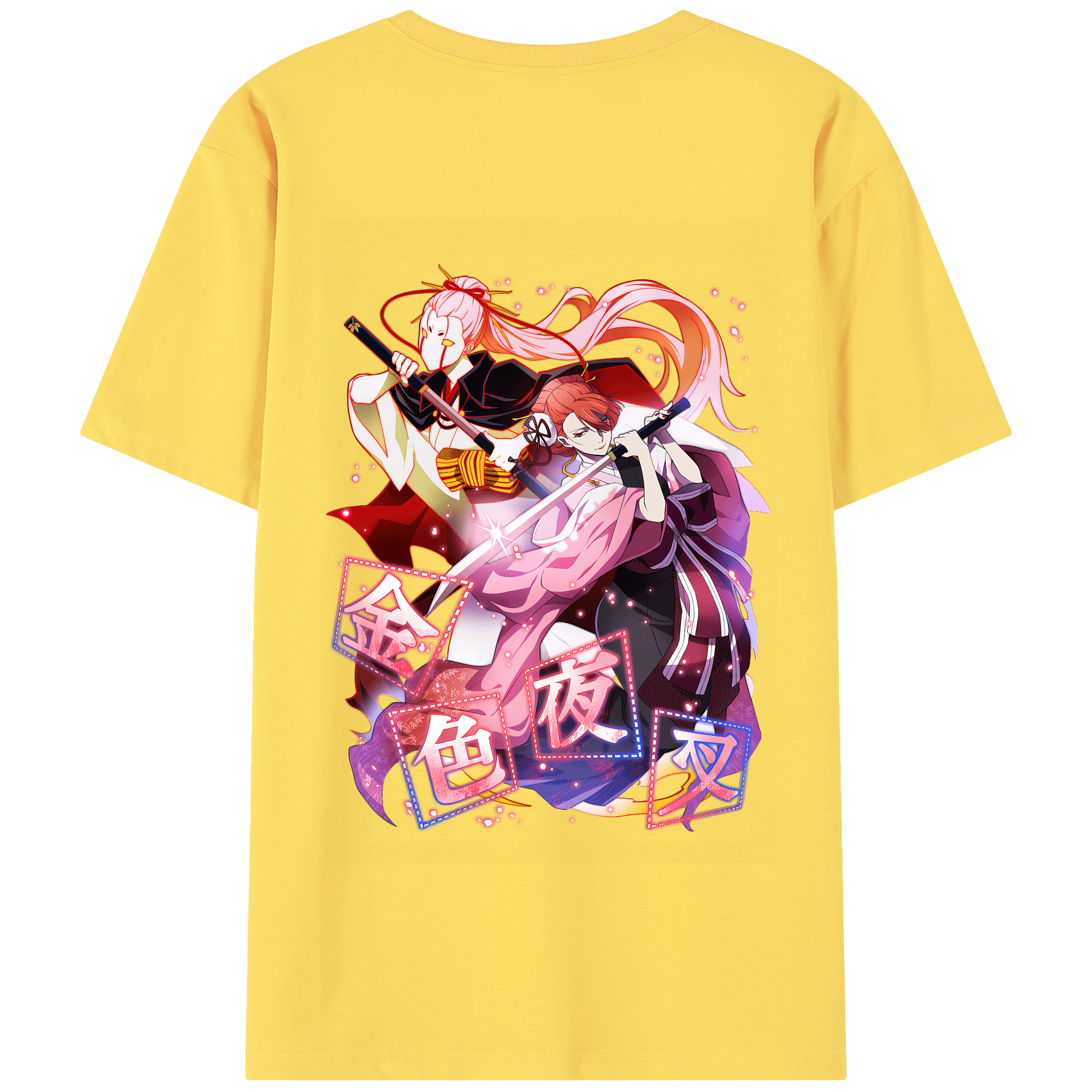 （画像用） 文豪ストレイドッグス Bungo Stray Dogs 綿100％半袖Tシャツ（背面プリント）