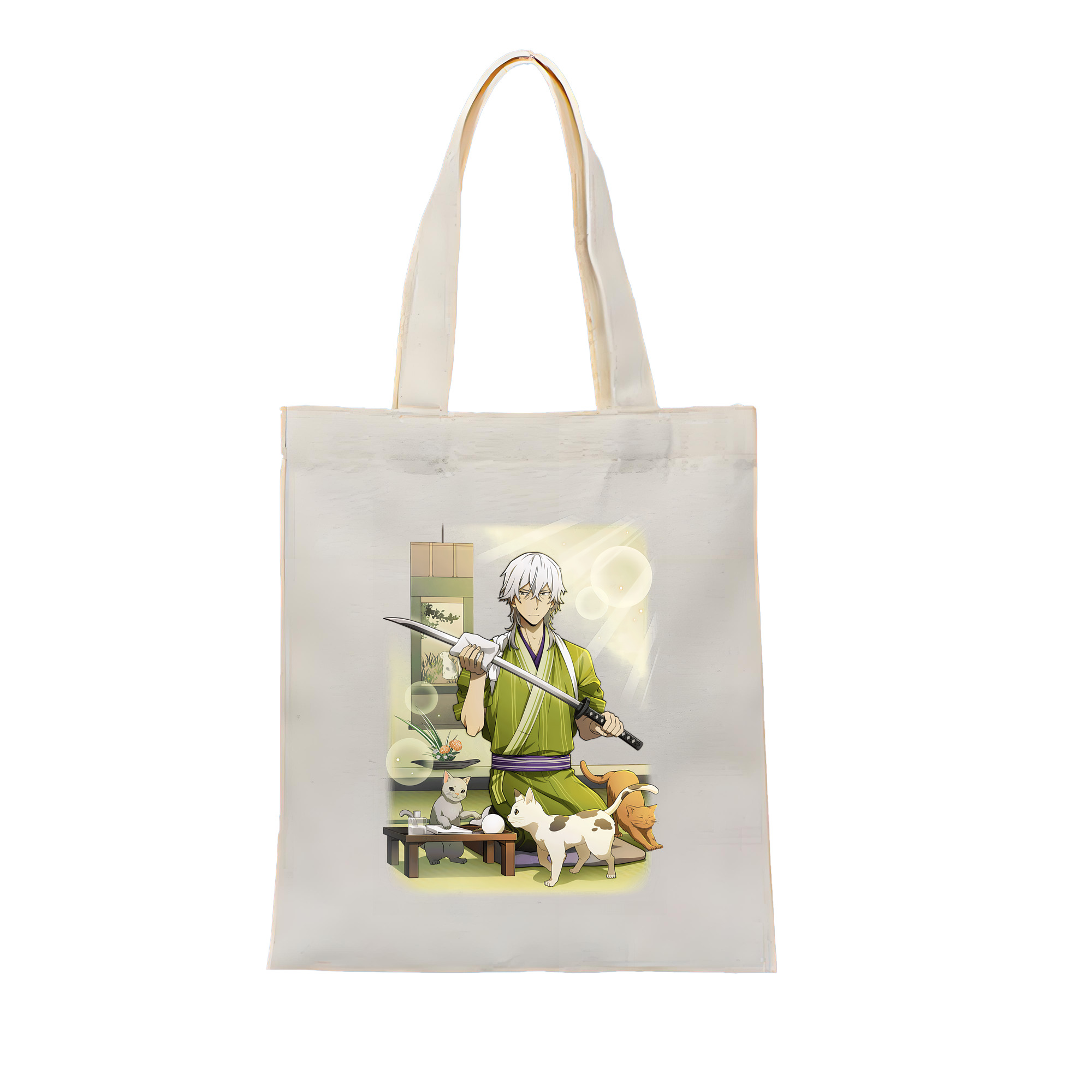 文豪ストレイドッグス Bungo Stray Dogs 縦型キャンバス生地手提げバッグ　トートバッグ