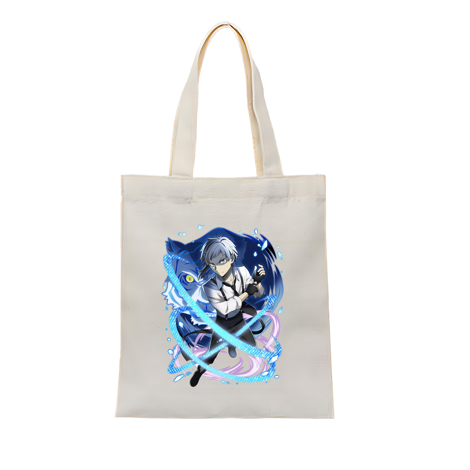 （画像用） 文豪ストレイドッグス Bungo Stray Dogs 縦型キャンバス生地手提げバッグ　トートバッグ