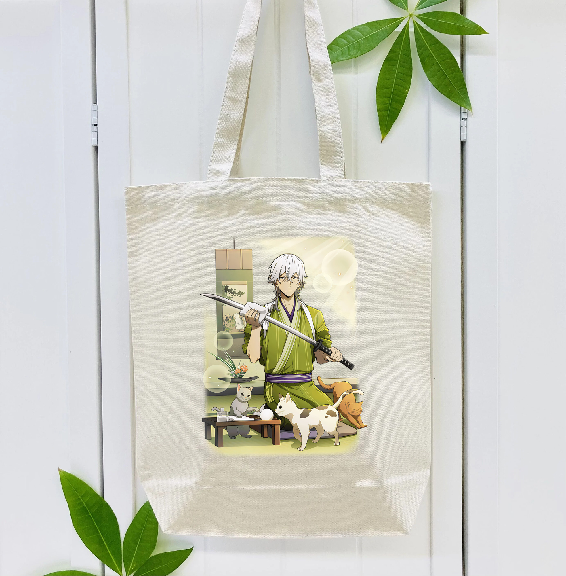 文豪ストレイドッグス Bungo Stray Dogs 縦型キャンバス生地手提げバッグ　トートバッグ