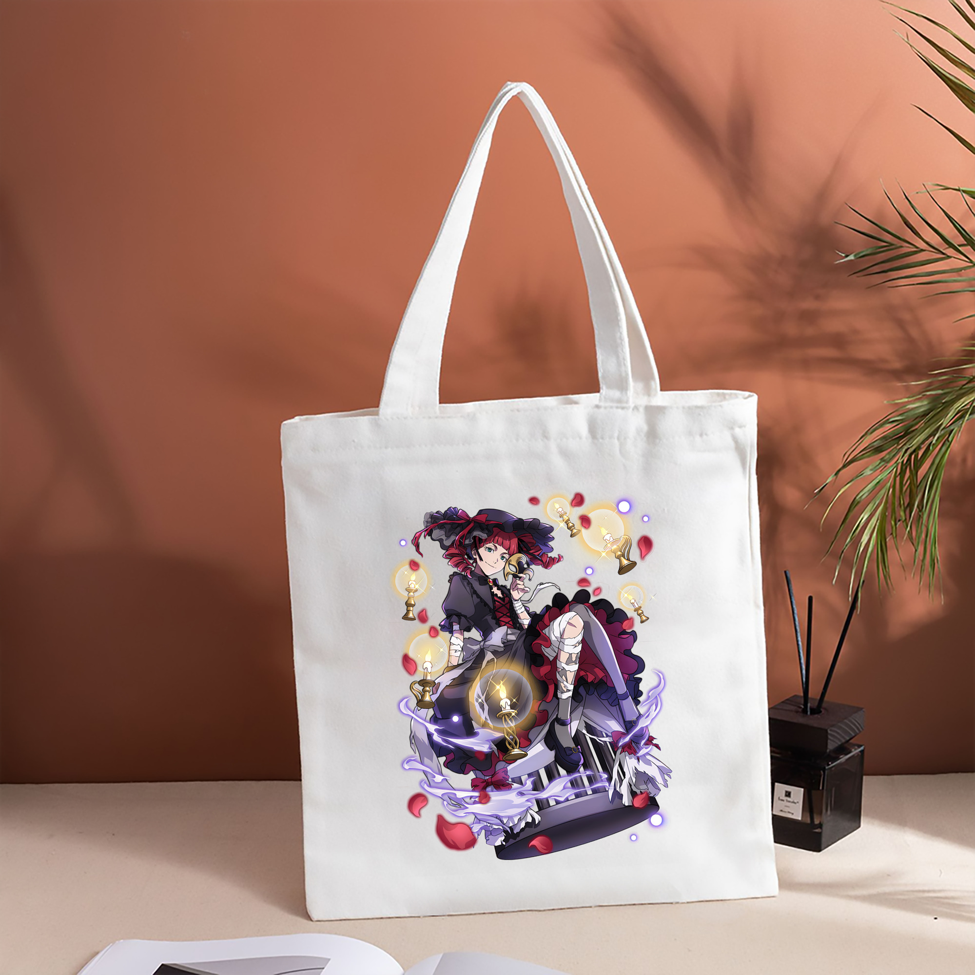 文豪ストレイドッグス Bungo Stray Dogs 縦型キャンバス生地手提げバッグ　トートバッグ