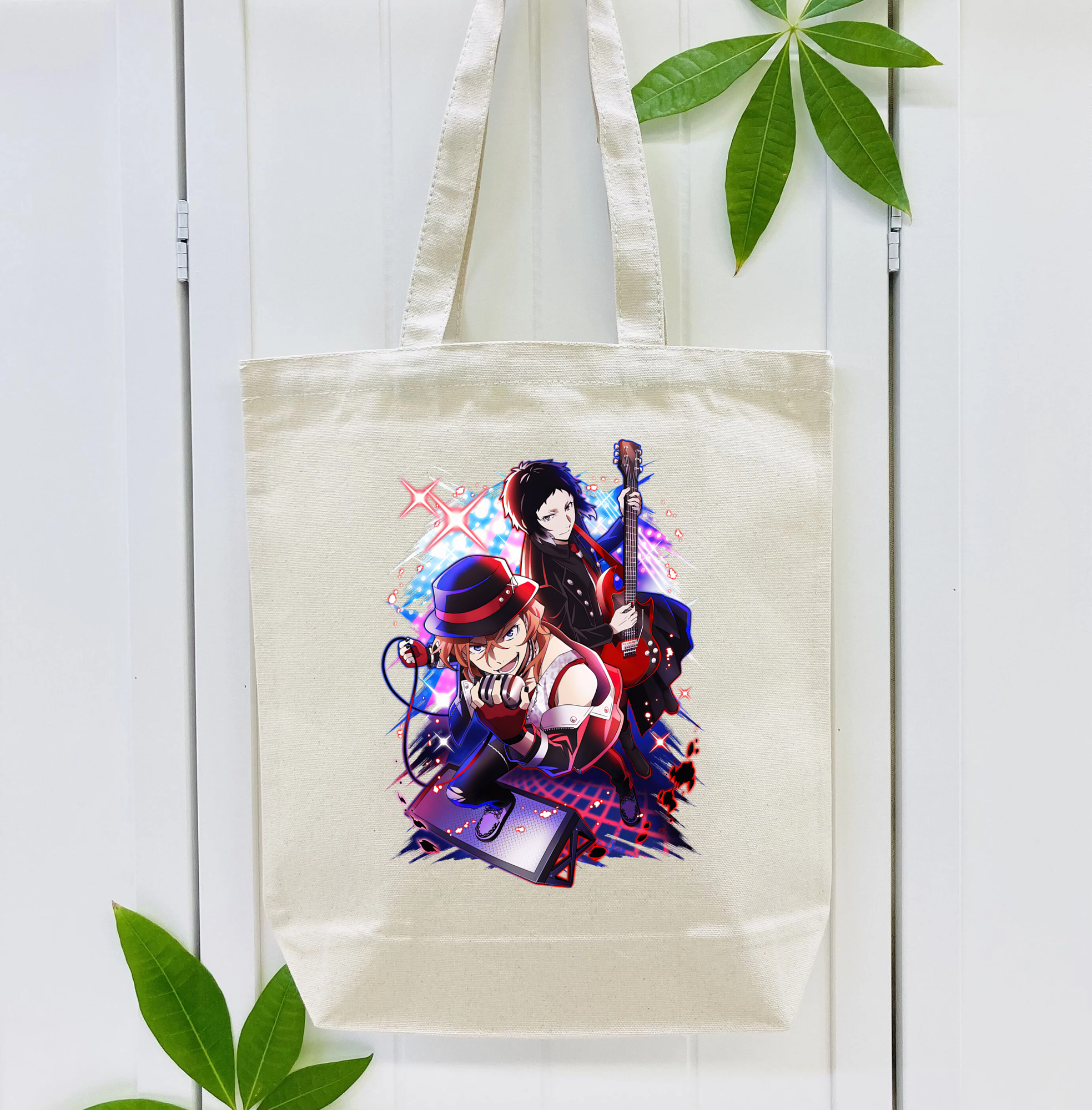 文豪ストレイドッグス Bungo Stray Dogs 縦型キャンバス生地手提げバッグ　トートバッグ