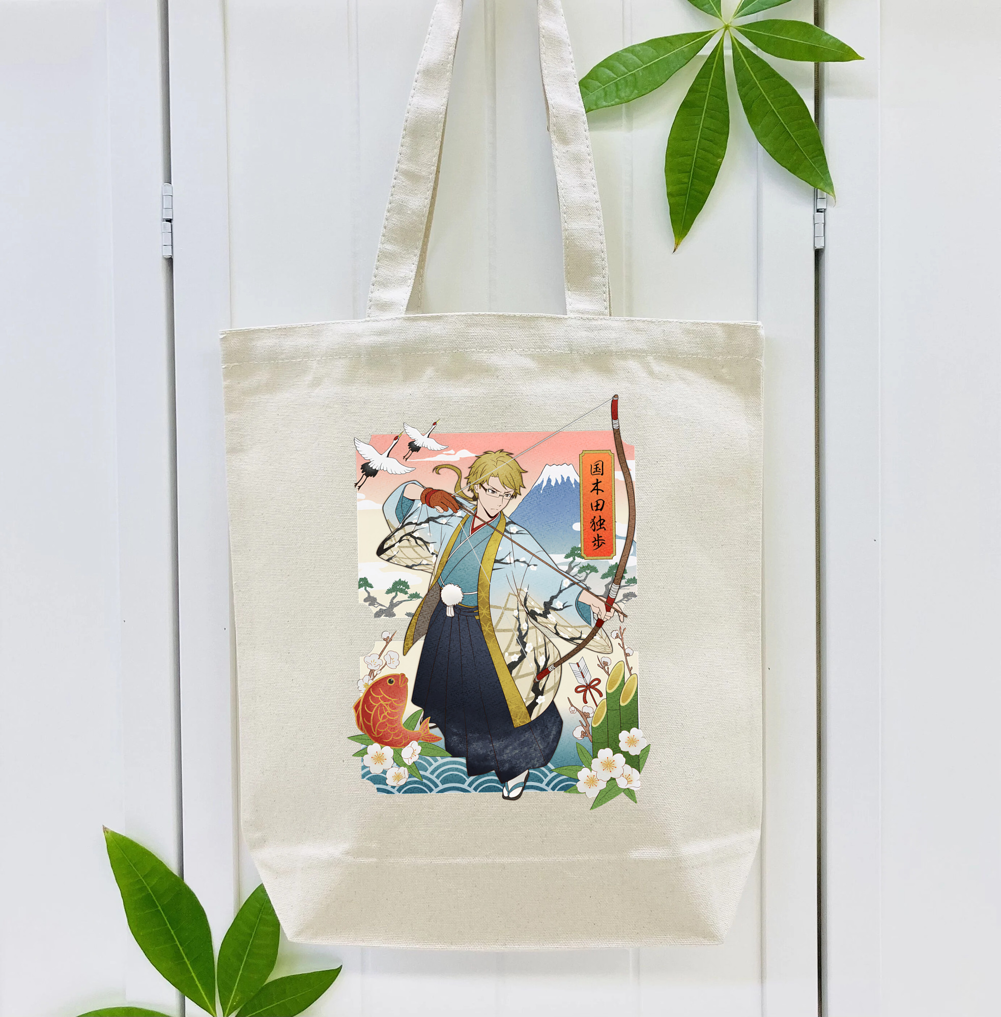 文豪ストレイドッグス Bungo Stray Dogs 縦型キャンバス生地手提げバッグ　トートバッグ
