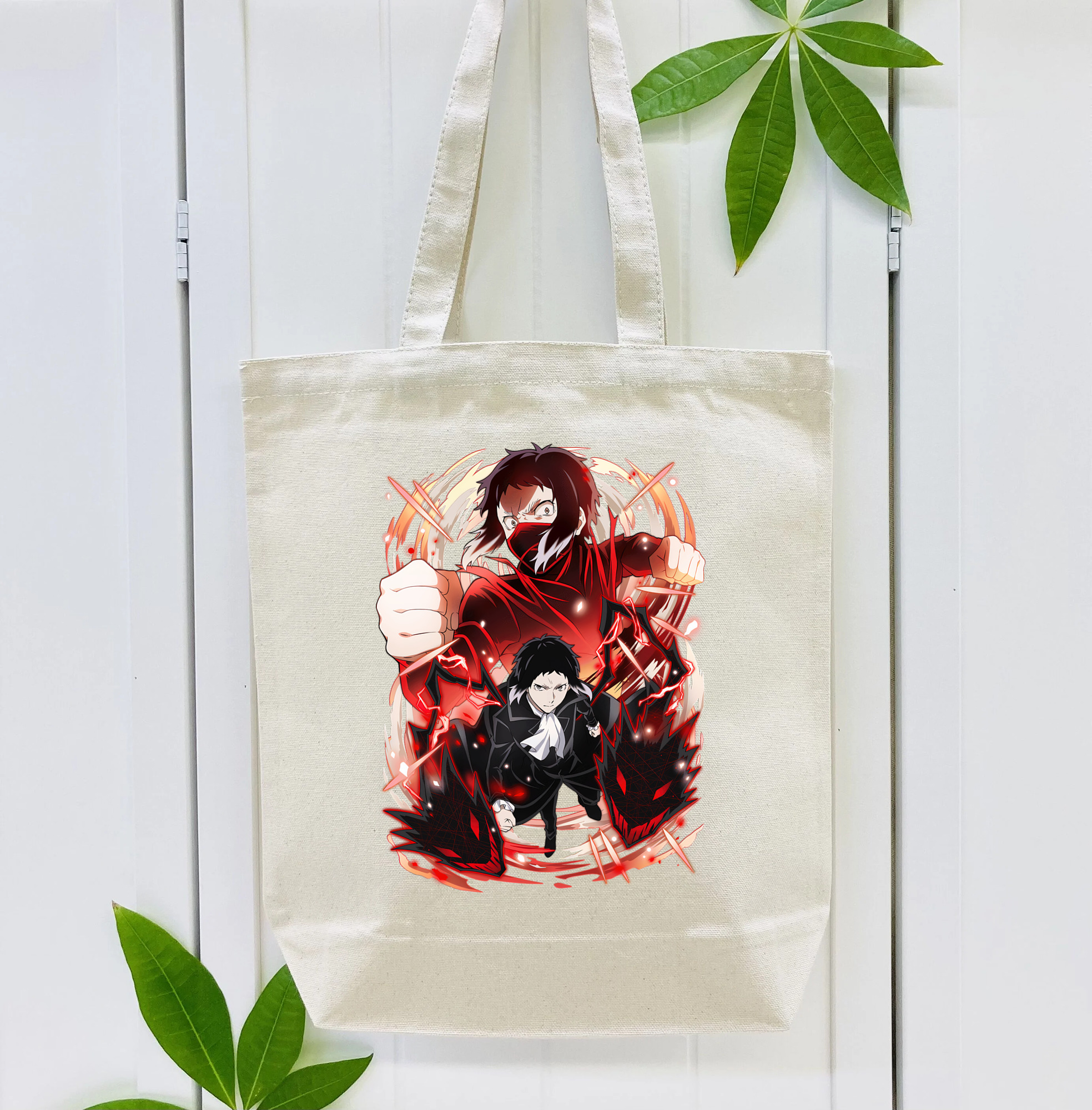 文豪ストレイドッグス Bungo Stray Dogs 縦型キャンバス生地手提げバッグ　トートバッグ
