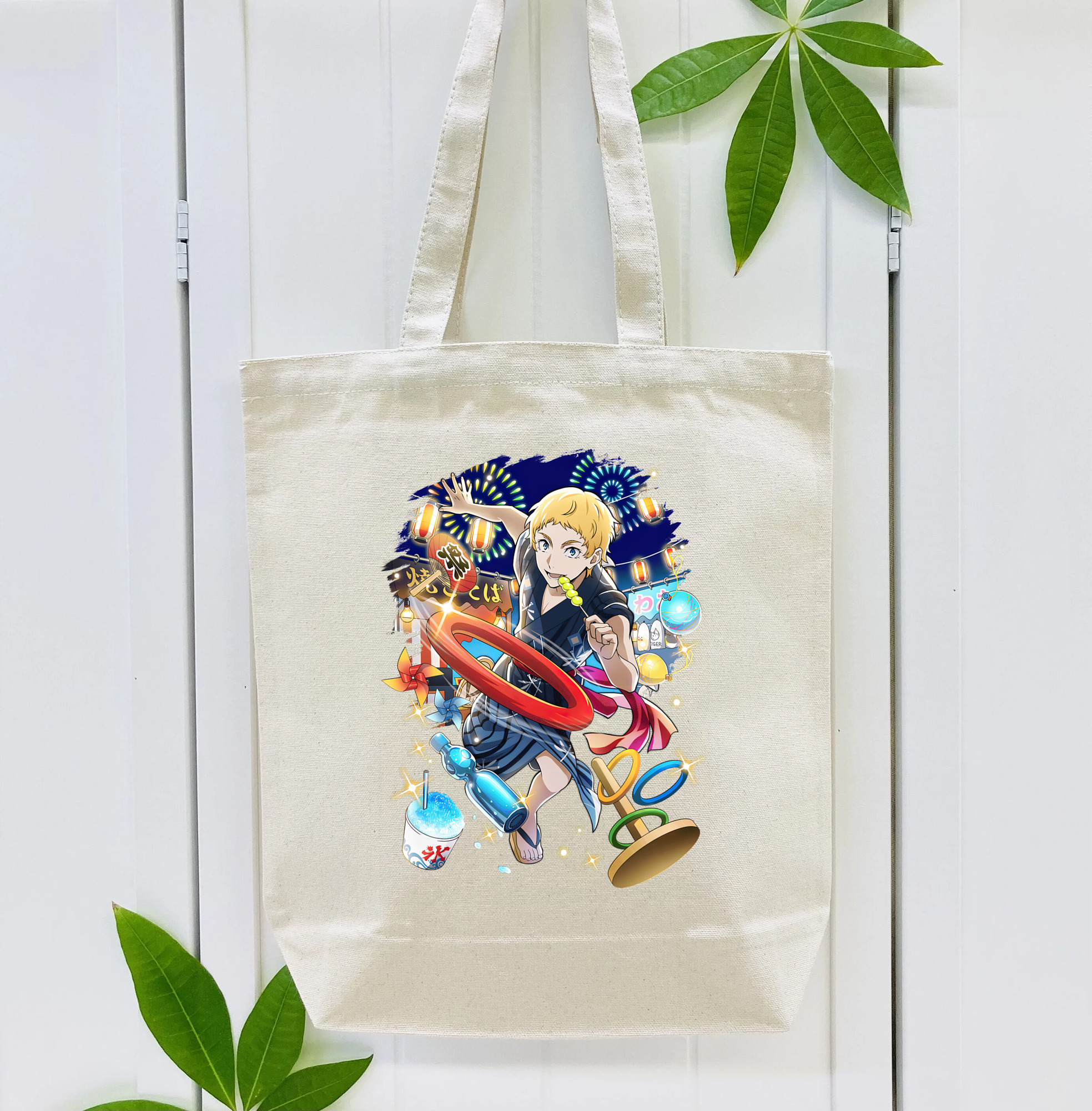 文豪ストレイドッグス Bungo Stray Dogs 縦型キャンバス生地手提げバッグ　トートバッグ