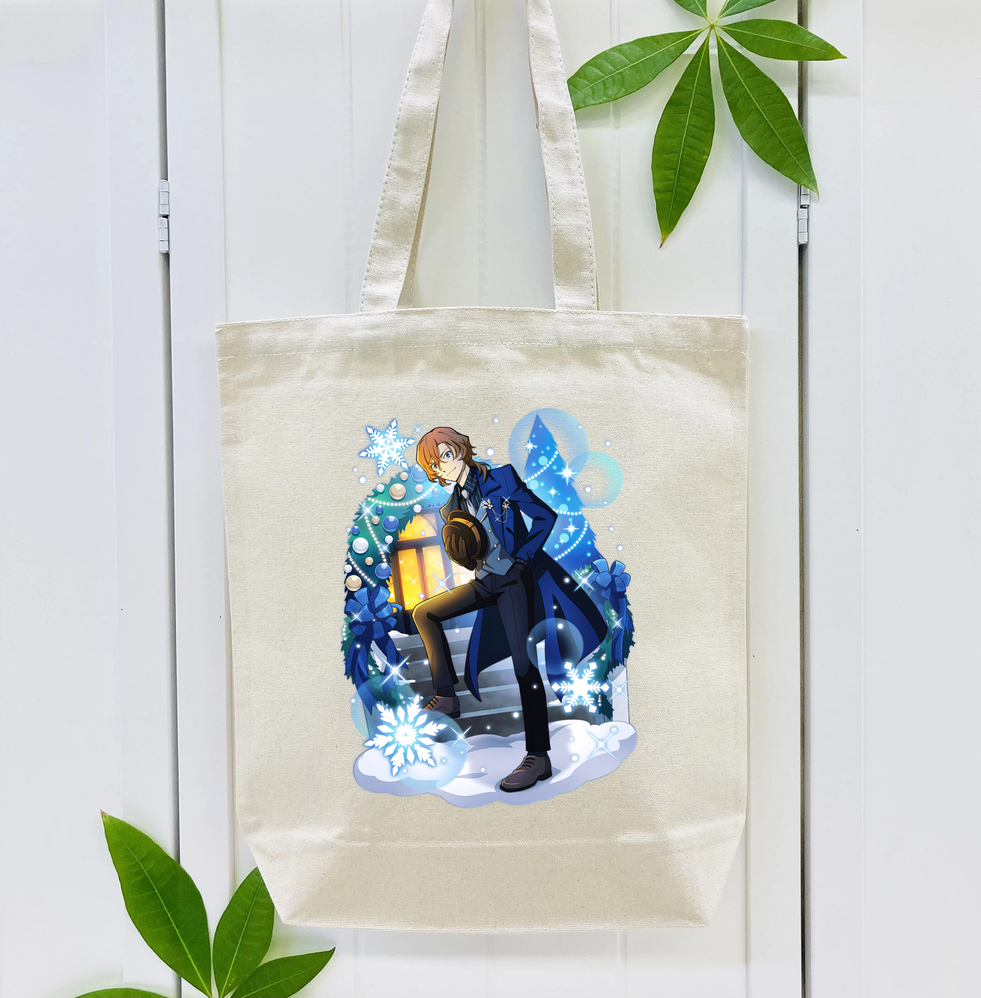 文豪ストレイドッグス Bungo Stray Dogs 縦型キャンバス生地手提げバッグ　トートバッグ