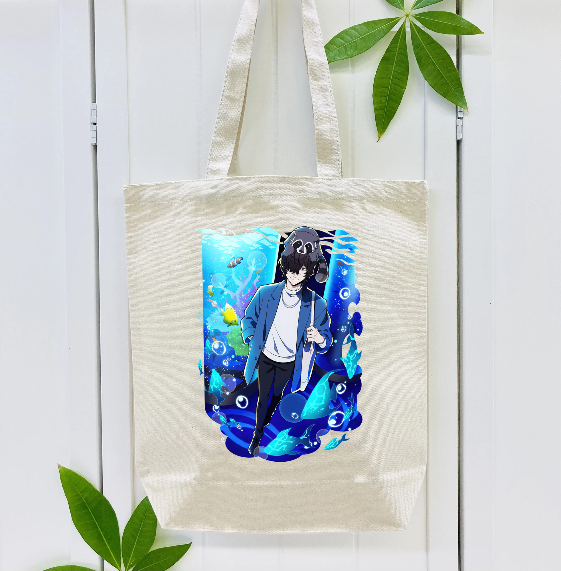 文豪ストレイドッグス Bungo Stray Dogs 縦型キャンバス生地手提げバッグ　トートバッグ