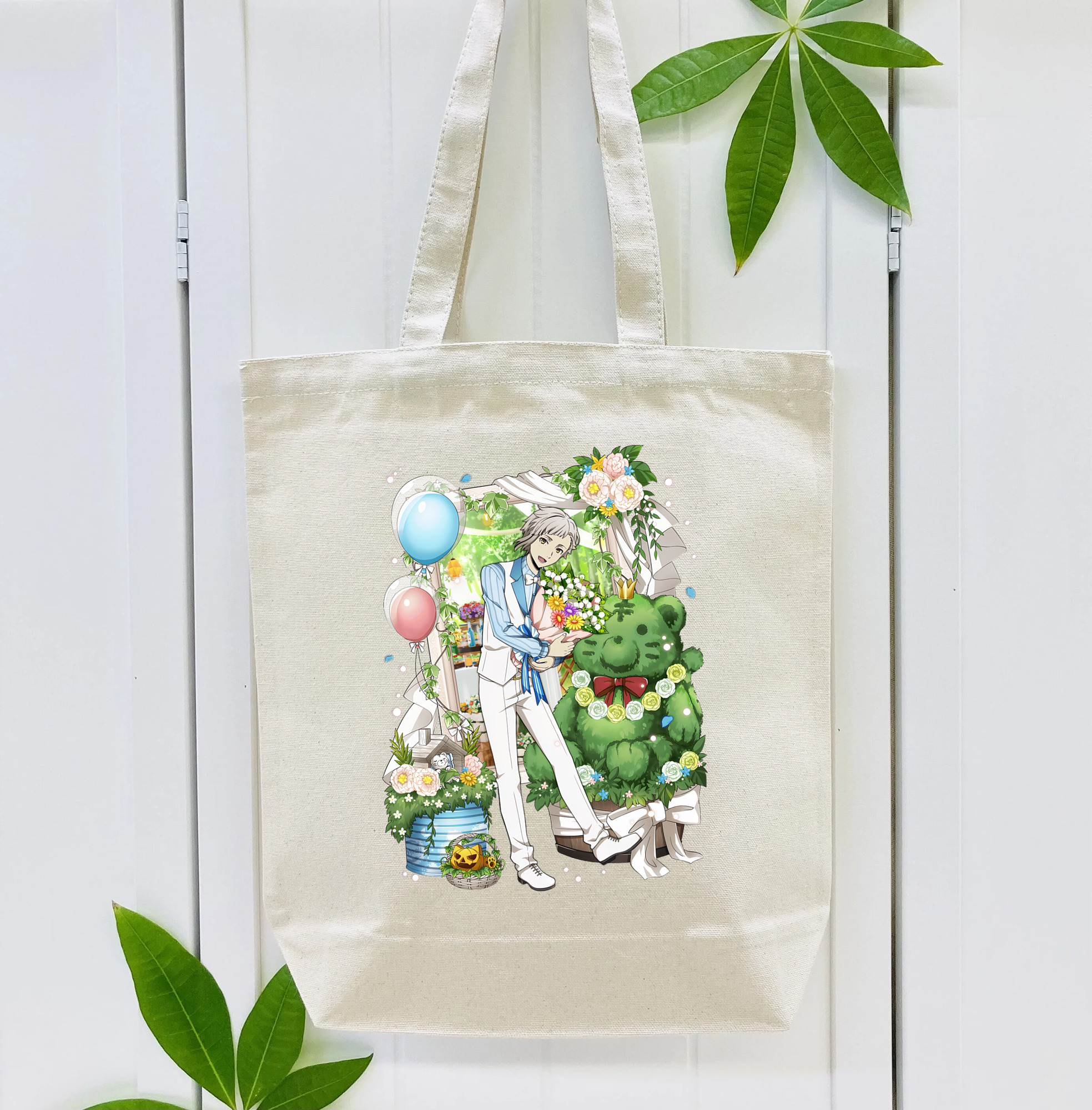 文豪ストレイドッグス Bungo Stray Dogs 縦型キャンバス生地手提げバッグ　トートバッグ