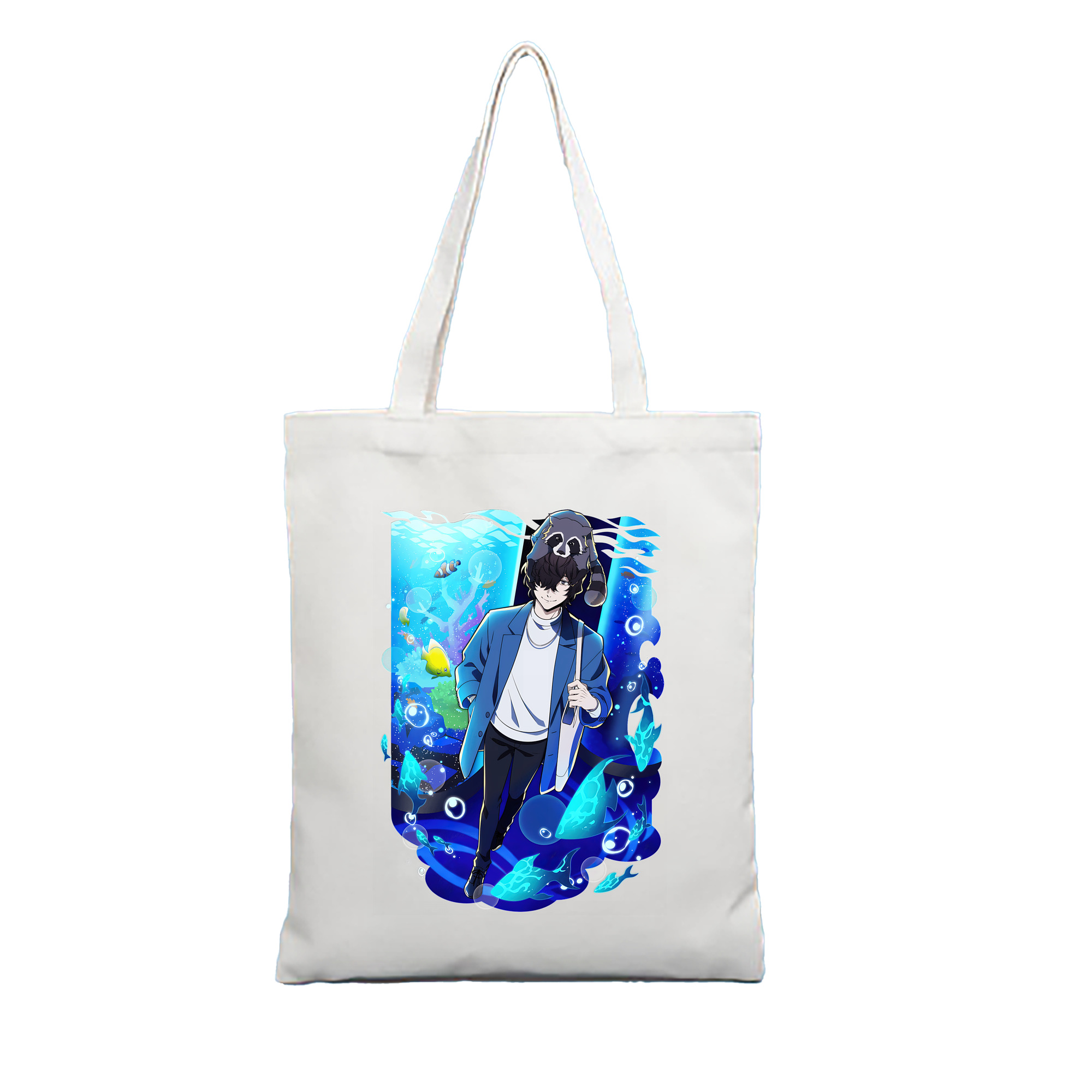 （画像用） 文豪ストレイドッグス Bungo Stray Dogs 縦型キャンバス生地手提げバッグ　トートバッグ