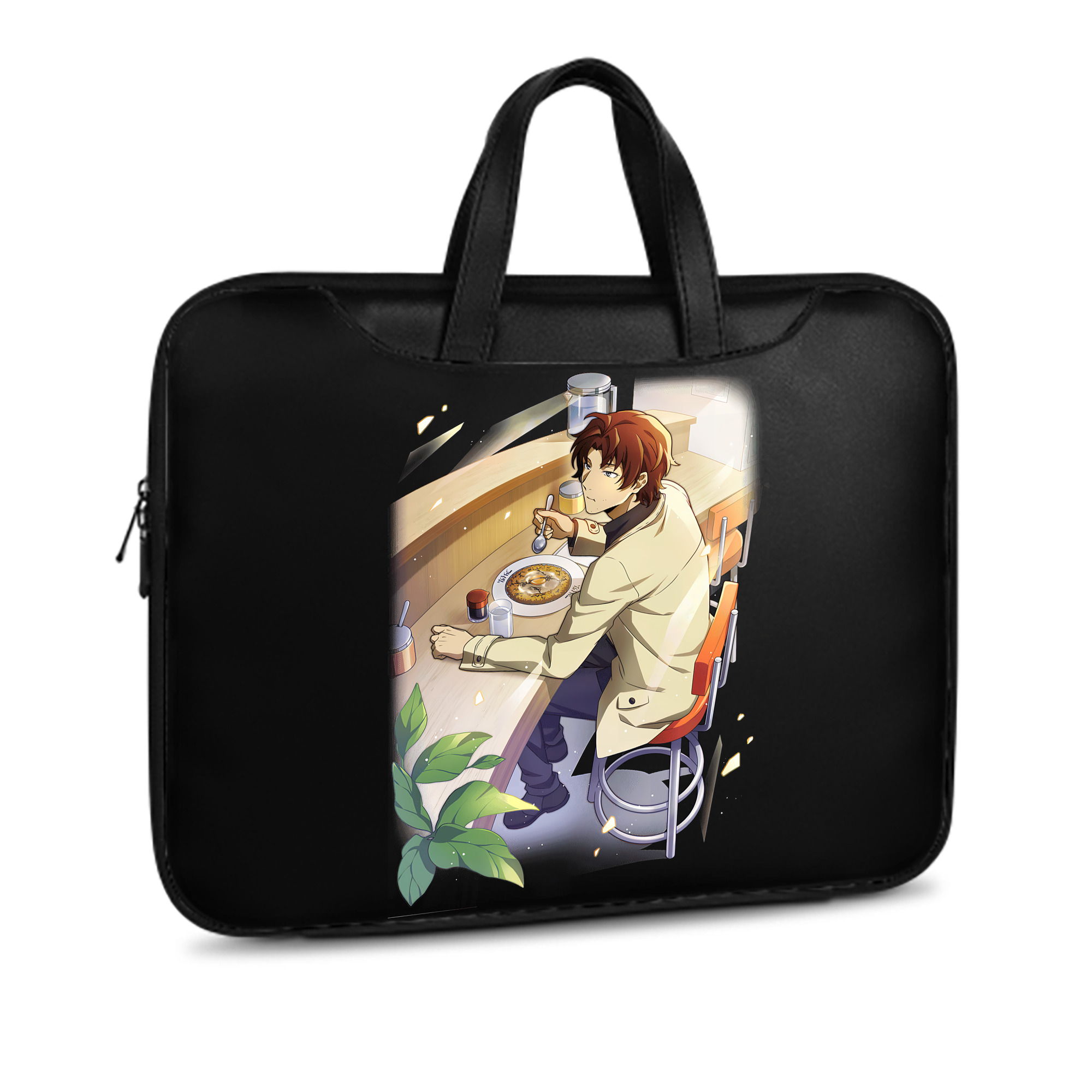 （画像用） 文豪ストレイドッグス Bungo Stray Dogs レザーラップトップバッグ　ノートパソコンケース