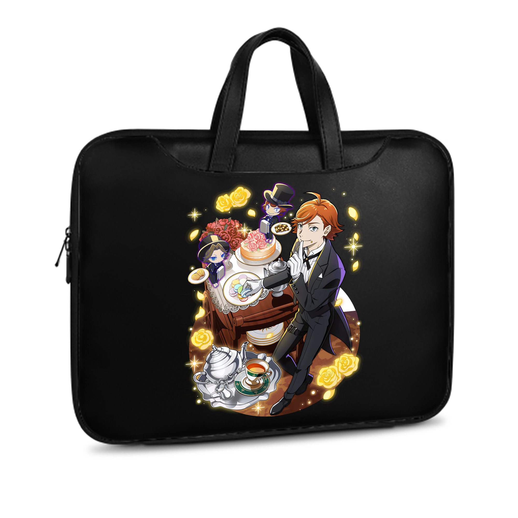 （画像用） 文豪ストレイドッグス Bungo Stray Dogs レザーラップトップバッグ　ノートパソコンケース