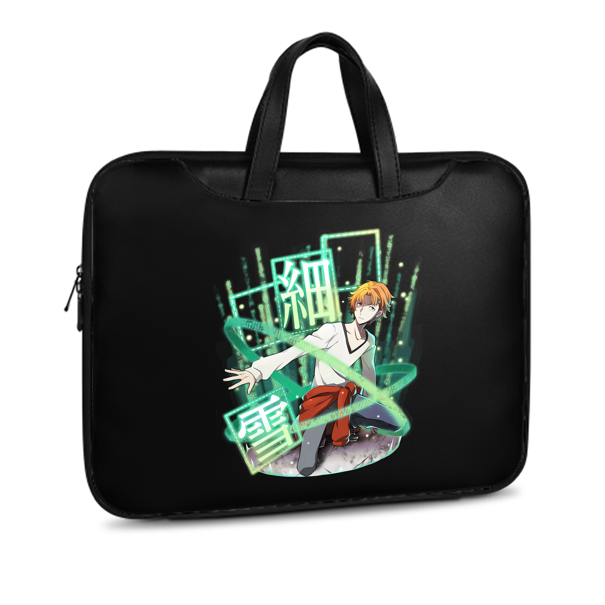 （画像用） 文豪ストレイドッグス Bungo Stray Dogs レザーラップトップバッグ　ノートパソコンケース