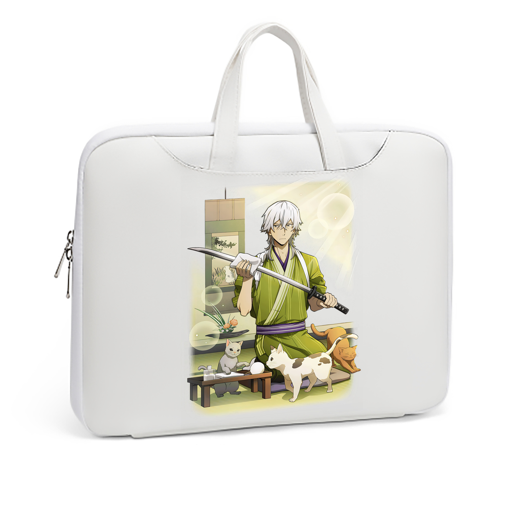 （画像用） 文豪ストレイドッグス Bungo Stray Dogs レザーラップトップバッグ　ノートパソコンケース