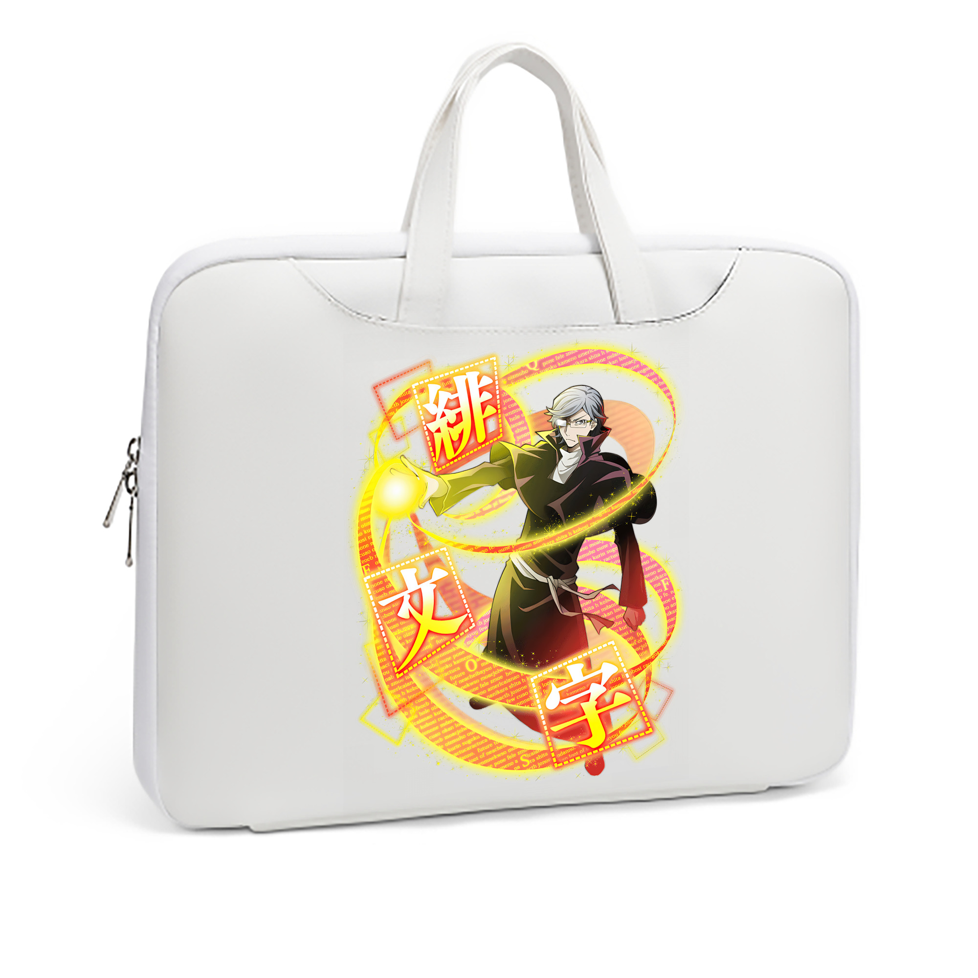 （画像用） 文豪ストレイドッグス Bungo Stray Dogs レザーラップトップバッグ　ノートパソコンケース