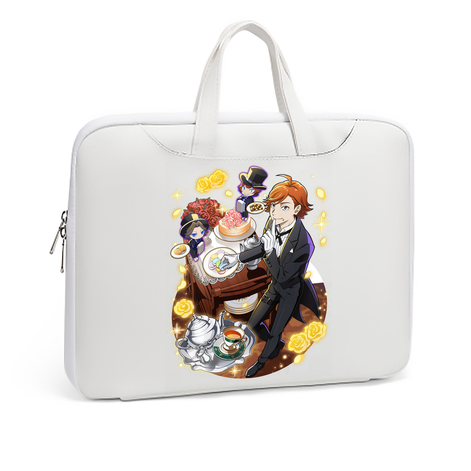 （画像用） 文豪ストレイドッグス Bungo Stray Dogs レザーラップトップバッグ　ノートパソコンケース