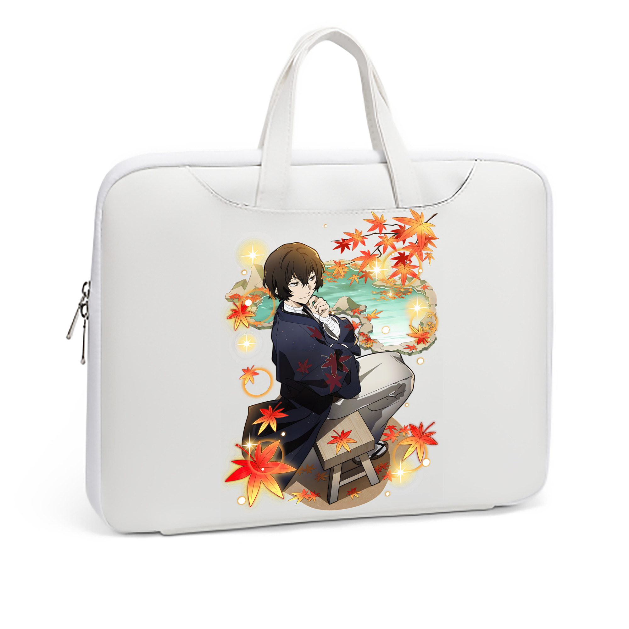 （画像用） 文豪ストレイドッグス Bungo Stray Dogs レザーラップトップバッグ　ノートパソコンケース