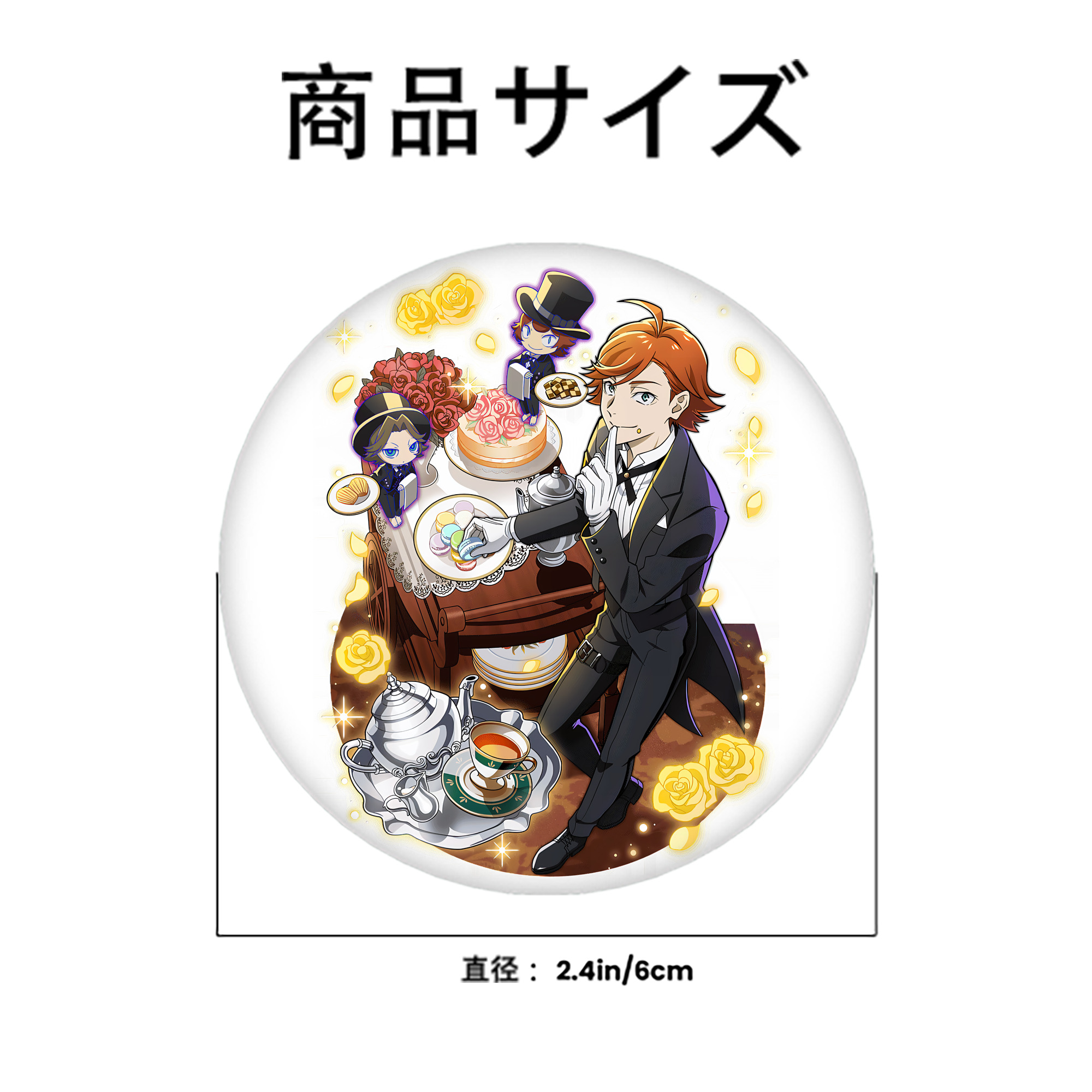 文豪ストレイドッグス Bungo Stray Dogs 6cm 缶バッジ 複数セット
